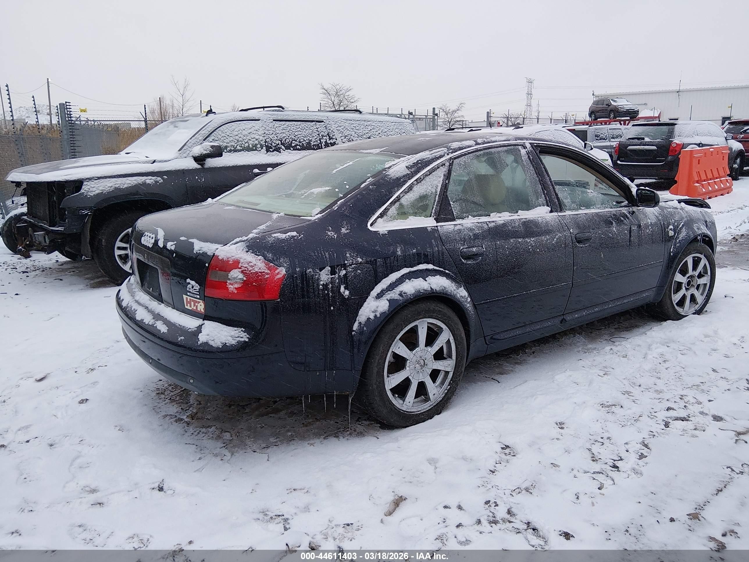 2000 Audi A6 4.2 Black vin: WAUZL64B5YN073468