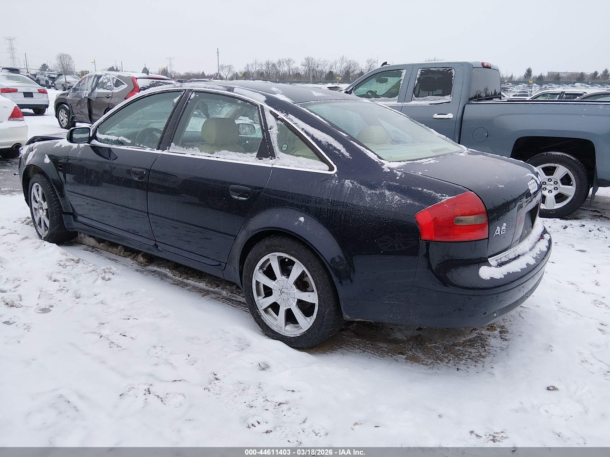 2000 Audi A6 4.2 Black vin: WAUZL64B5YN073468