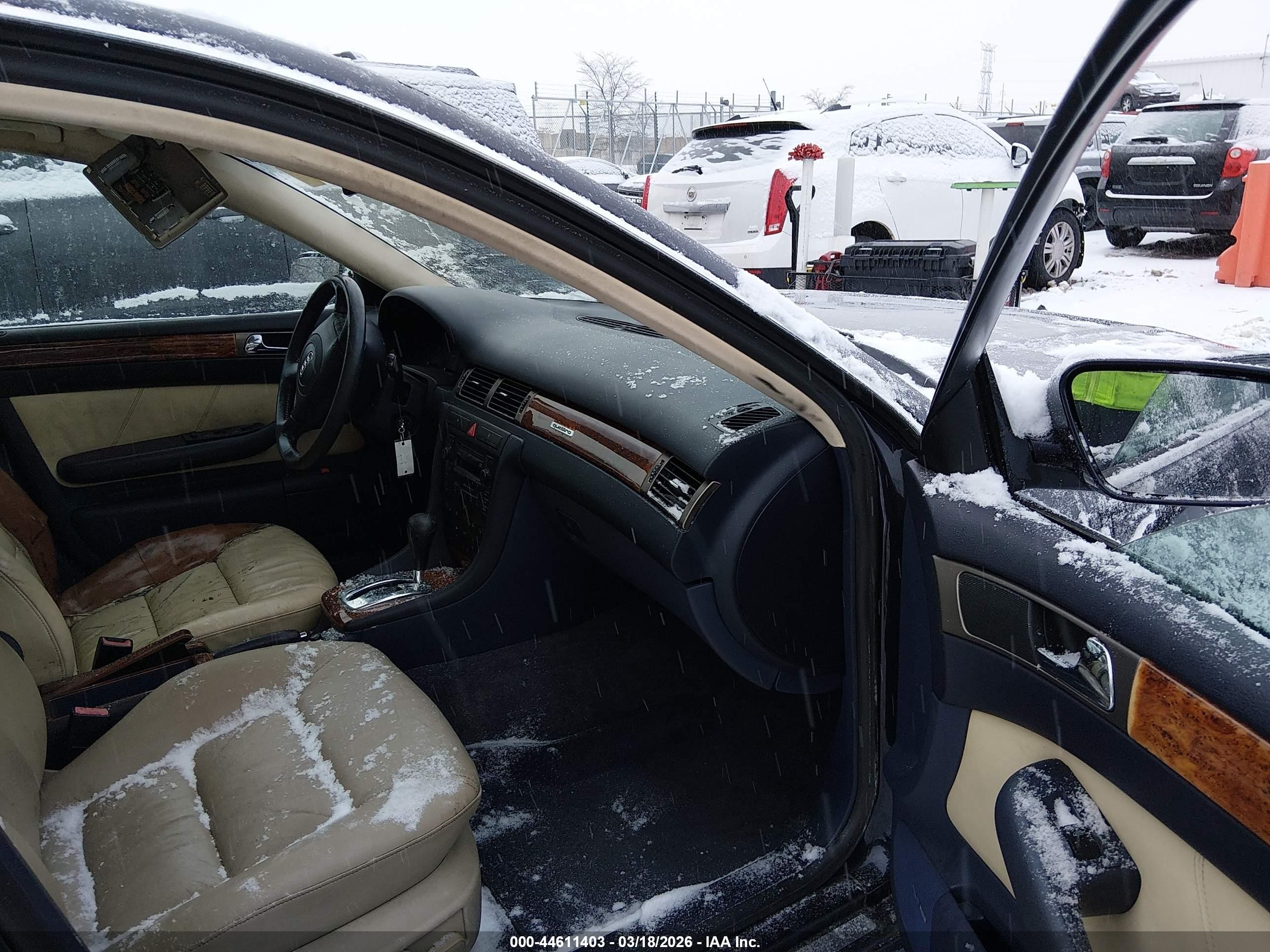 2000 Audi A6 4.2 Black vin: WAUZL64B5YN073468