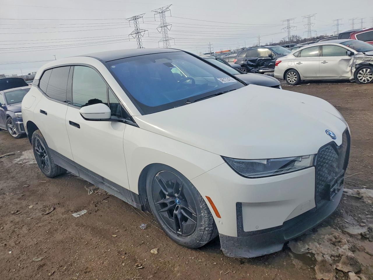 2023 Bmw Ix Xdrive50 White vin: WB523CF08PCM08193