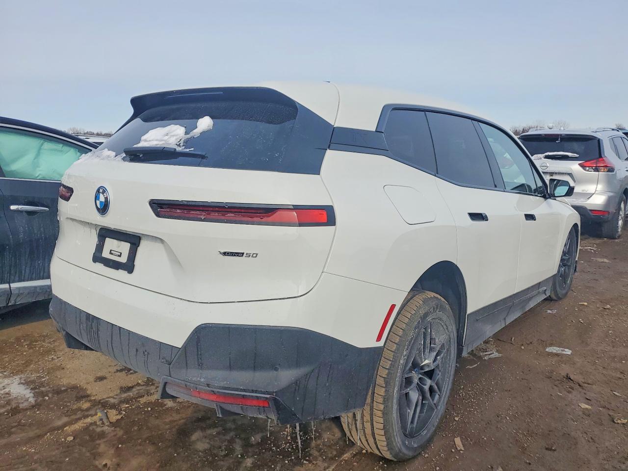 2023 Bmw Ix Xdrive50 White vin: WB523CF08PCM08193