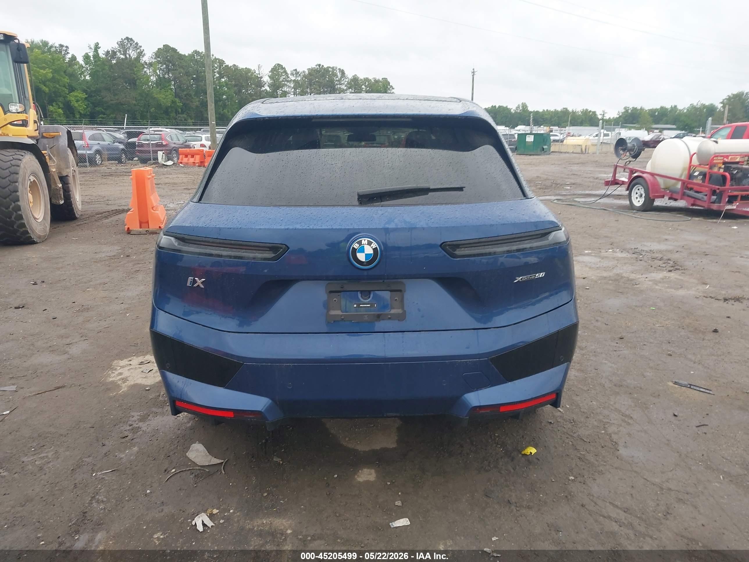 2024 Bmw Ix Xdrive50 Blue vin: WB523CF09RCN58381
