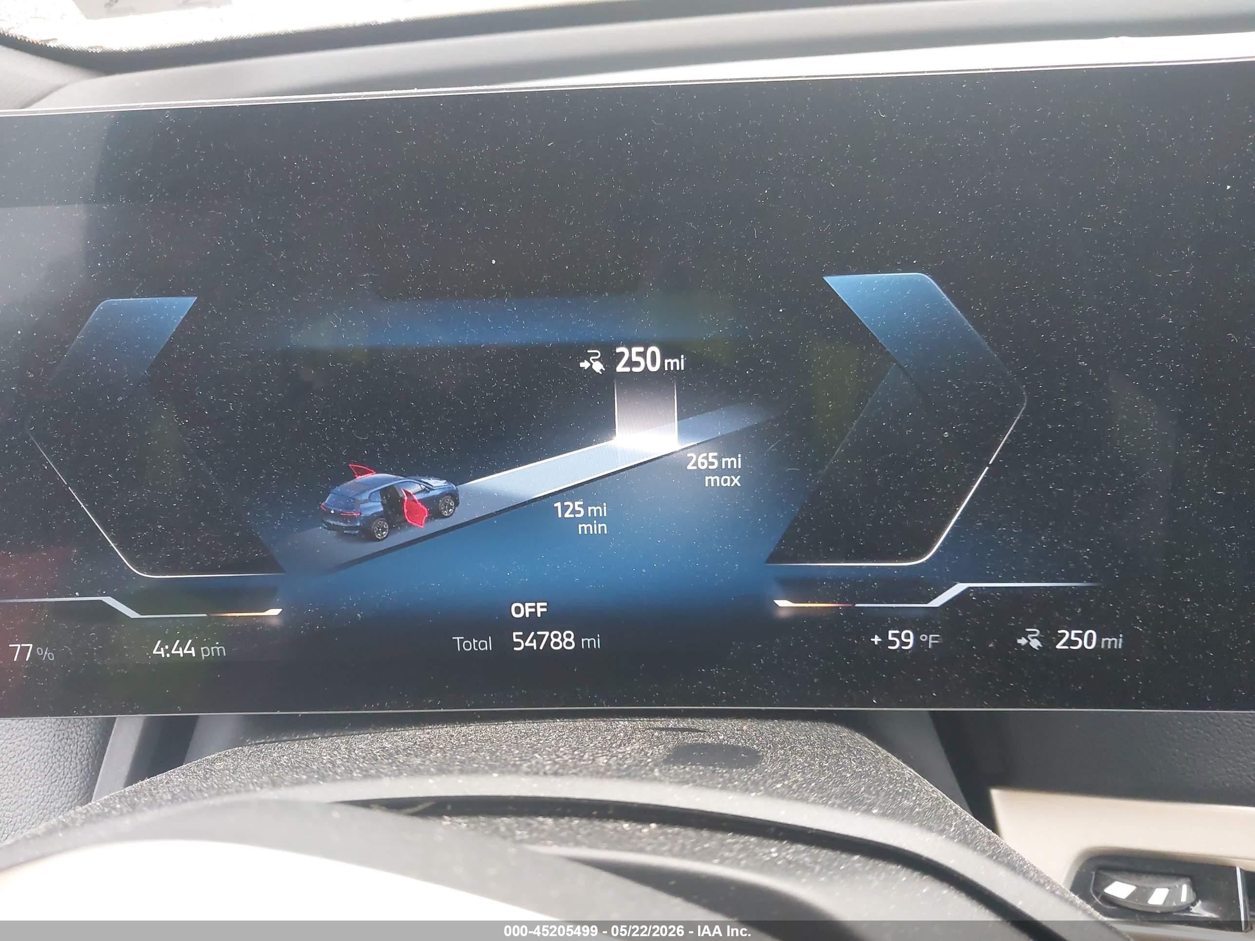2024 Bmw Ix Xdrive50 Blue vin: WB523CF09RCN58381