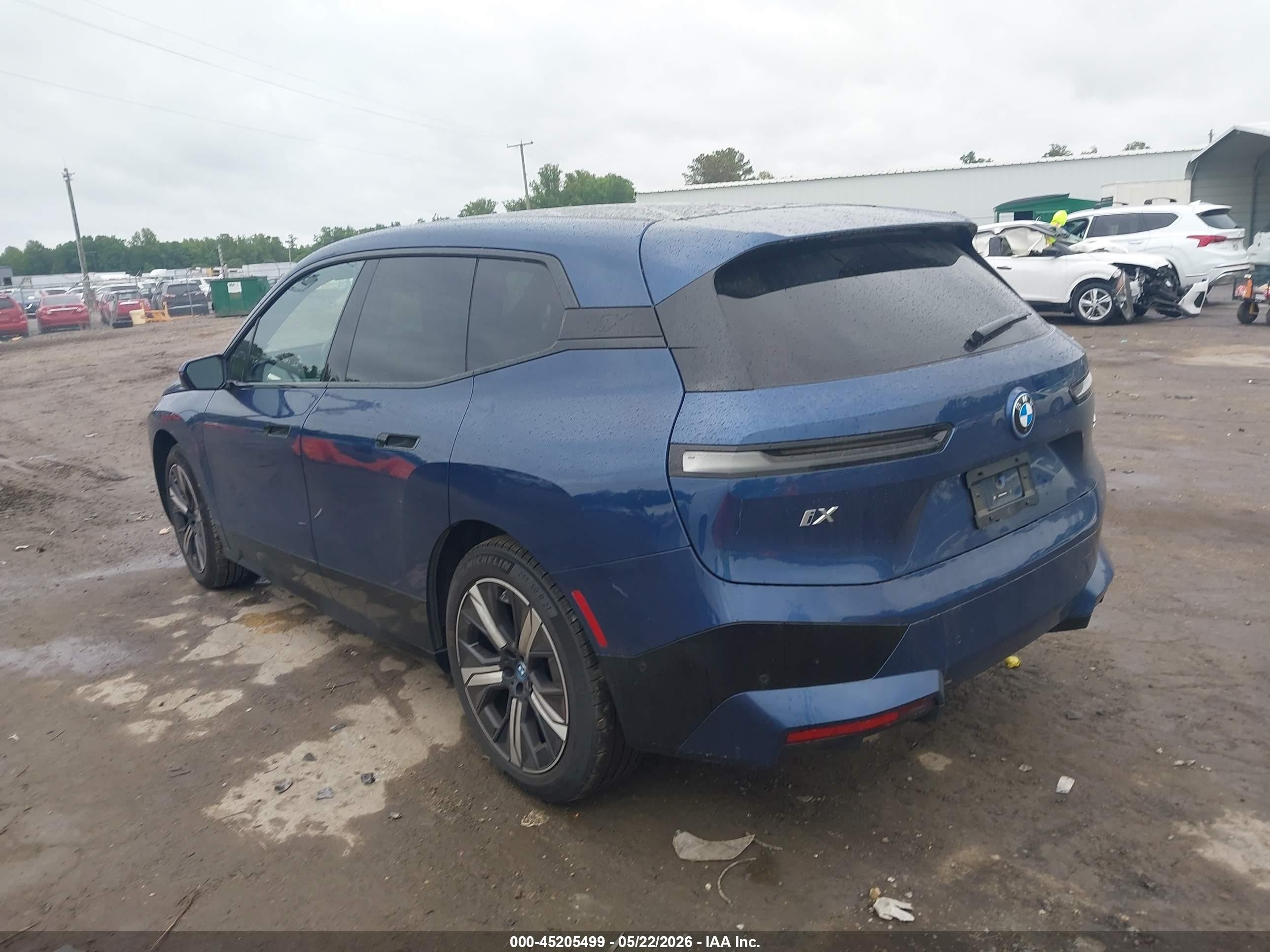 2024 Bmw Ix Xdrive50 Blue vin: WB523CF09RCN58381