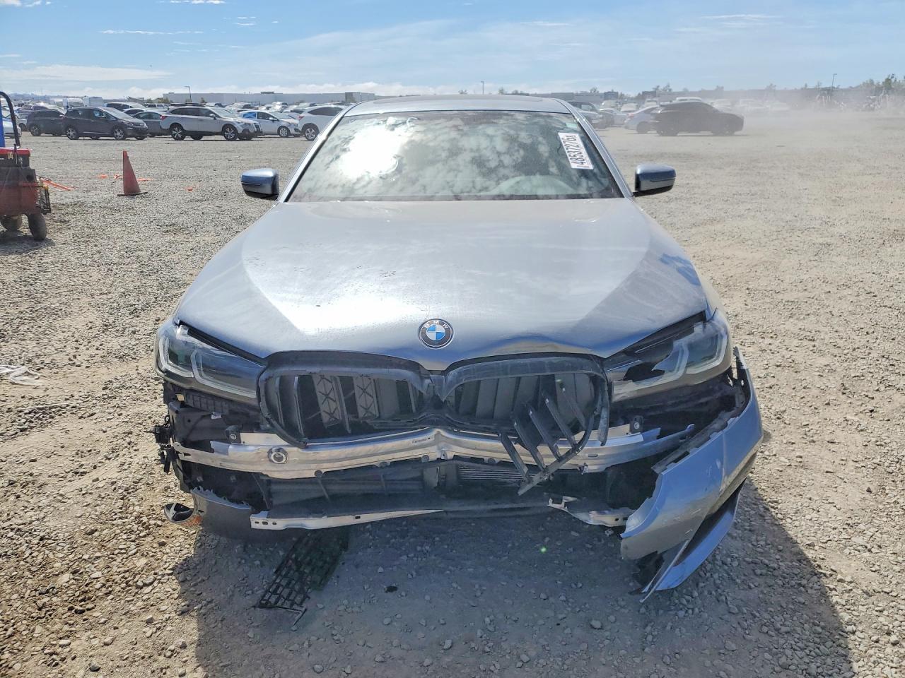 2021 Bmw 530e Gray vin: WBA13AG04MCF28779