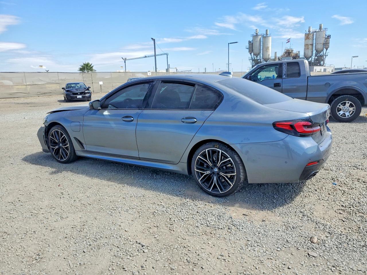 2021 Bmw 530e Gray vin: WBA13AG04MCF28779