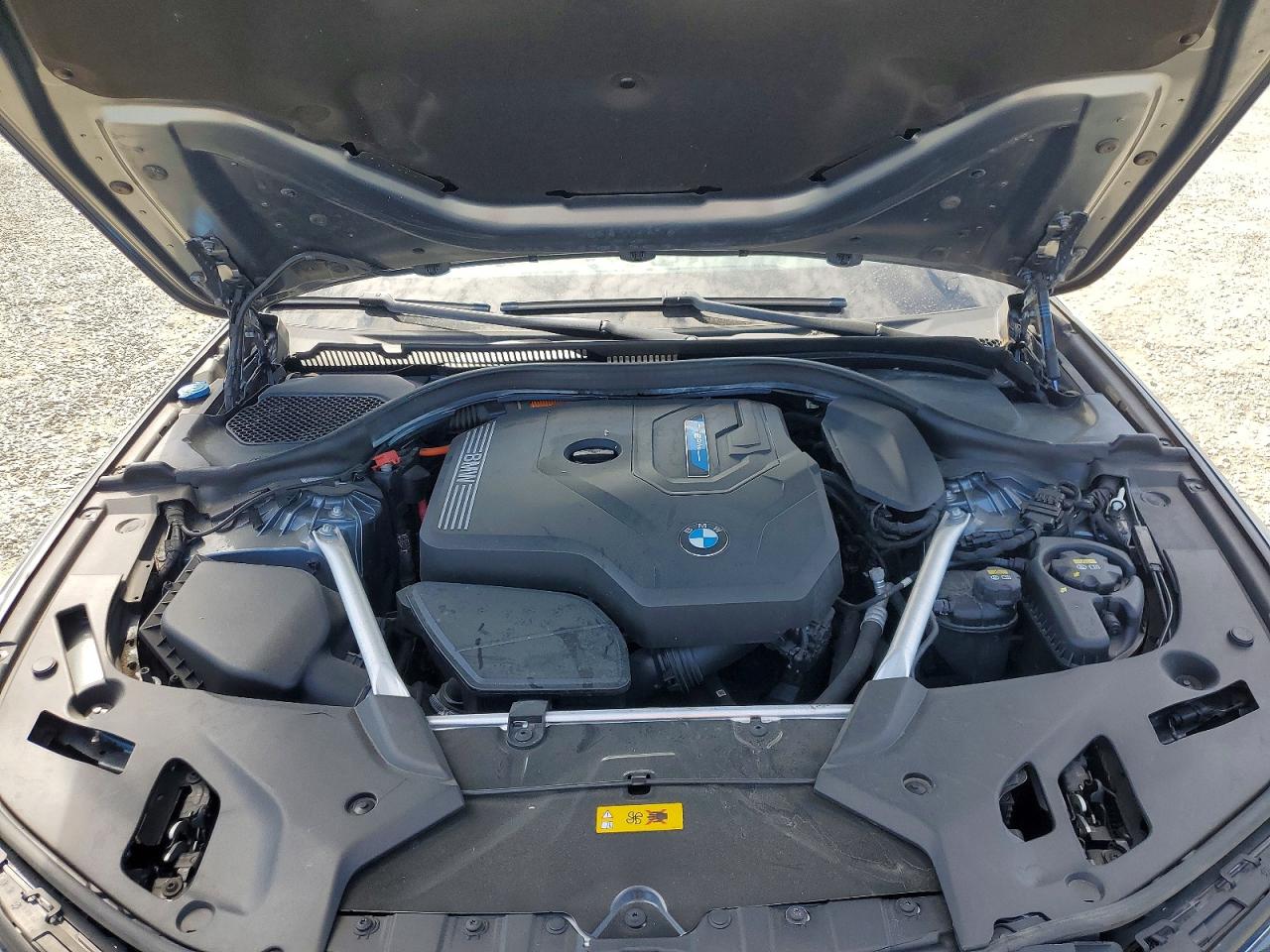 2021 Bmw 530e Gray vin: WBA13AG04MCF28779