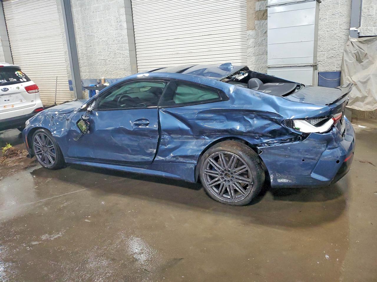 2021 Bmw M440xi Blue vin: WBA13AR01MCG34569
