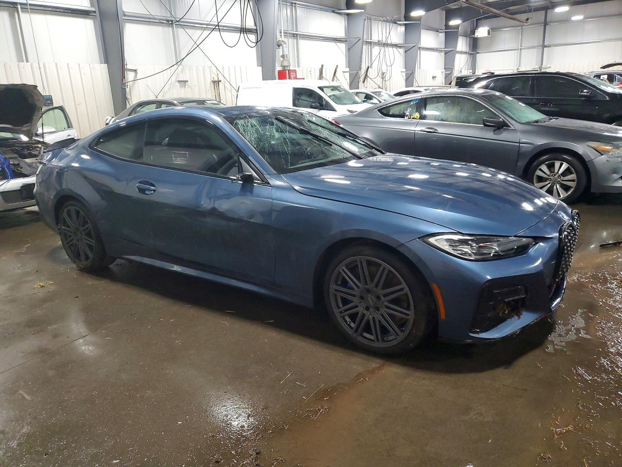 2021 Bmw M440xi Blue vin: WBA13AR01MCG34569