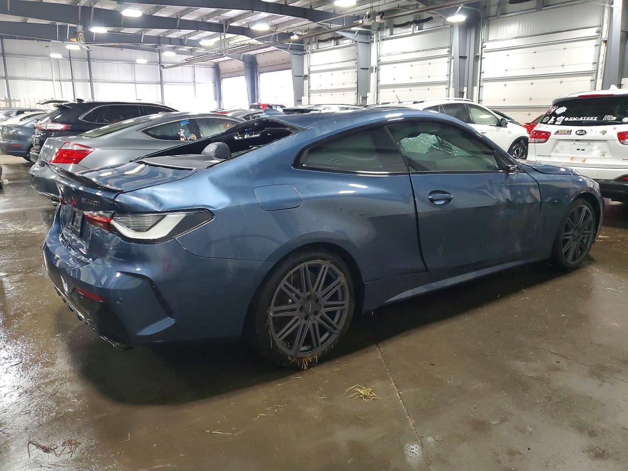 2021 Bmw M440xi Blue vin: WBA13AR01MCG34569