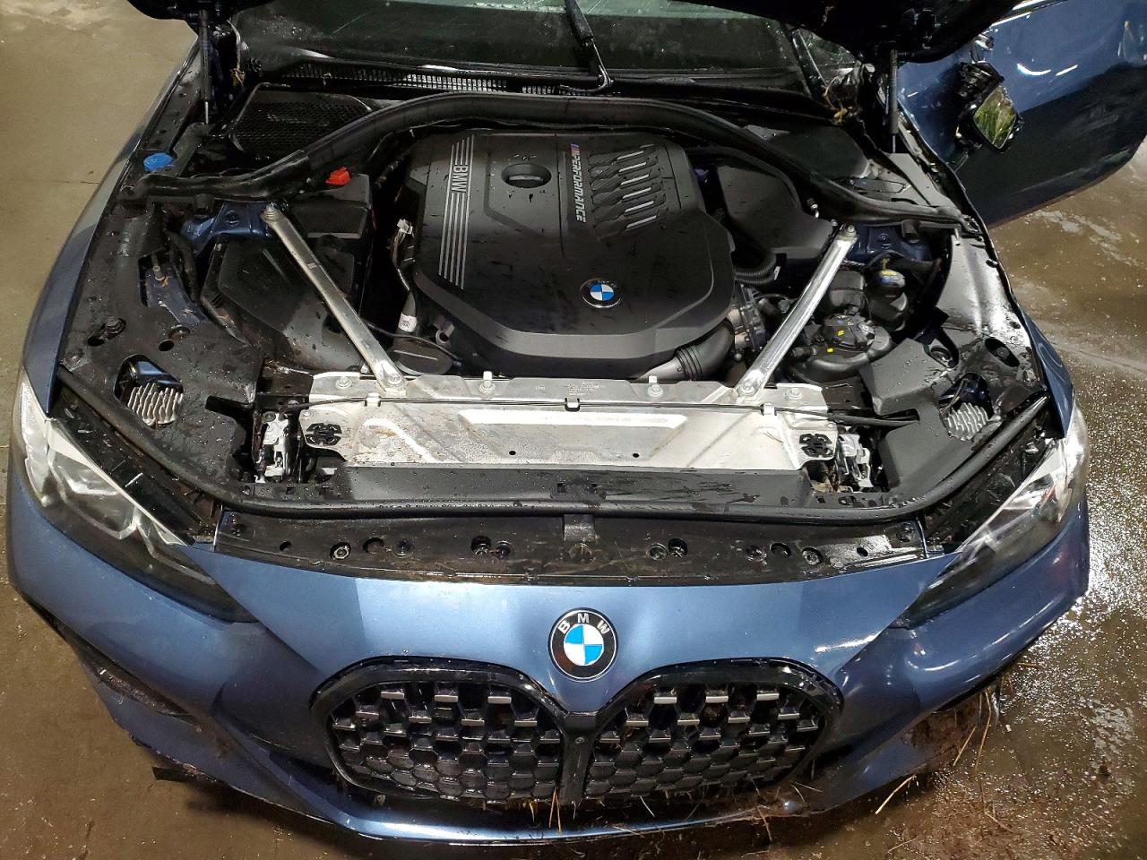 2021 Bmw M440xi Blue vin: WBA13AR01MCG34569