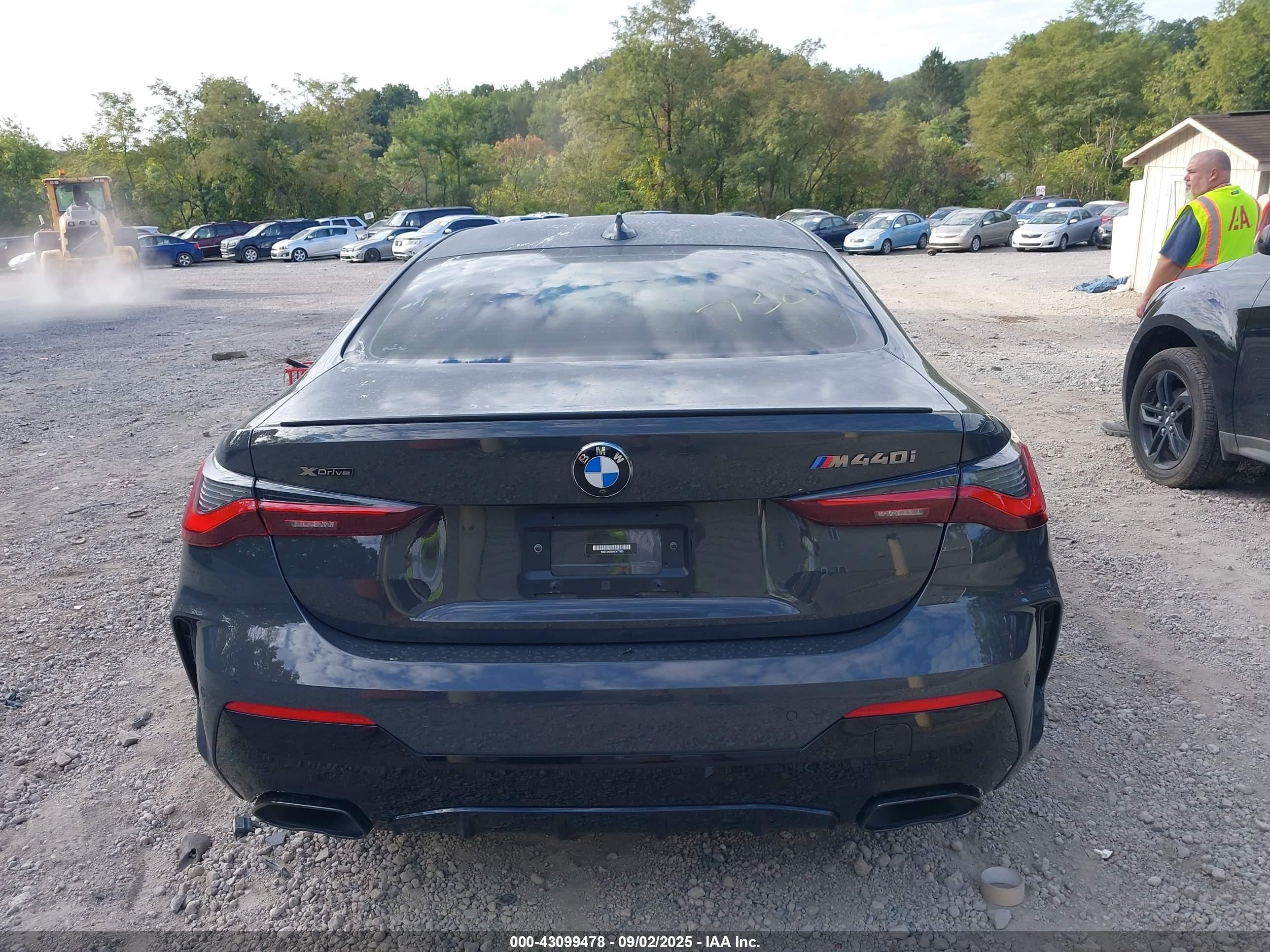 2022 Bmw M440i Xdrive Black vin: WBA13AR04NCK77385