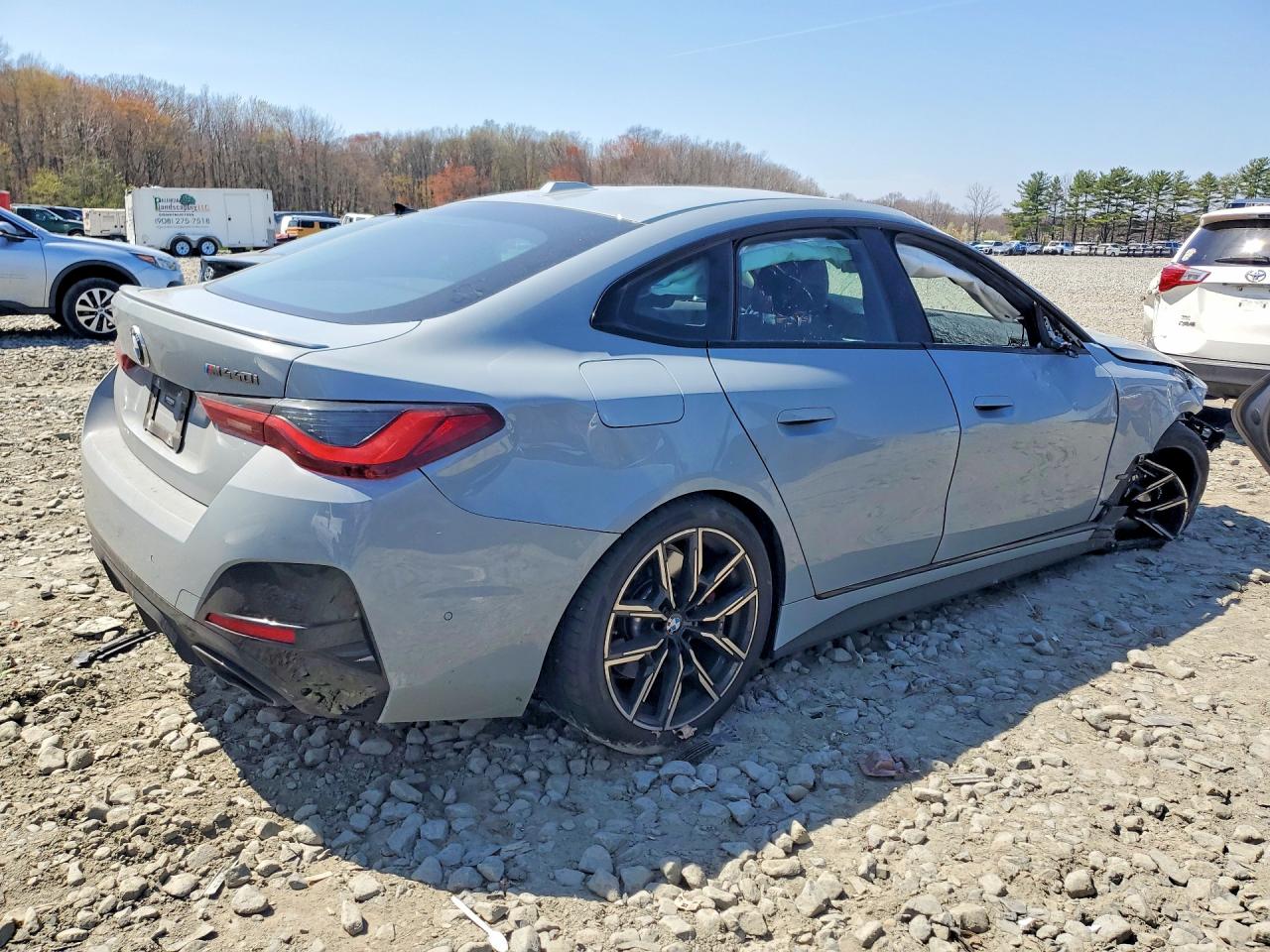 2022 Bmw M440xi Gran Coupe Gray vin: WBA13AW09NFM22634