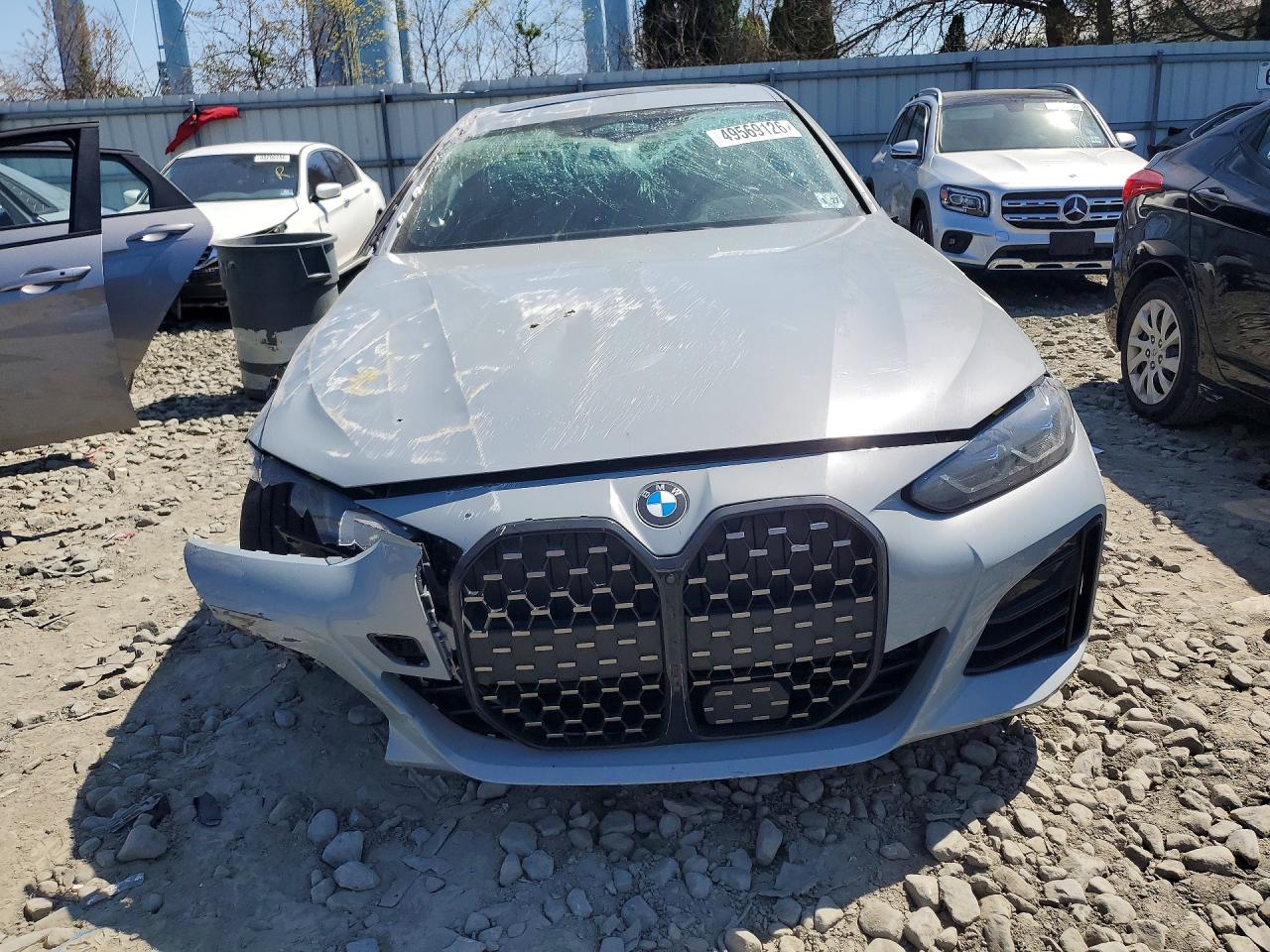 2022 Bmw M440xi Gran Coupe Gray vin: WBA13AW09NFM22634