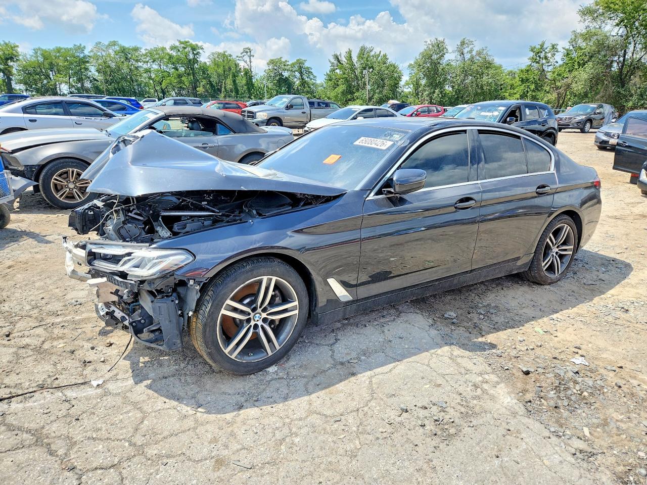 2021 Bmw 530 Xi Charcoal vin: WBA13BJ02MCG07558