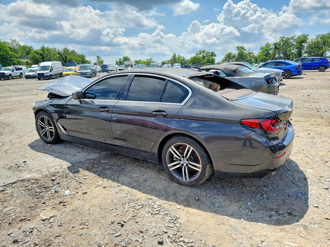 2021 Bmw 530 Xi Charcoal vin: WBA13BJ02MCG07558