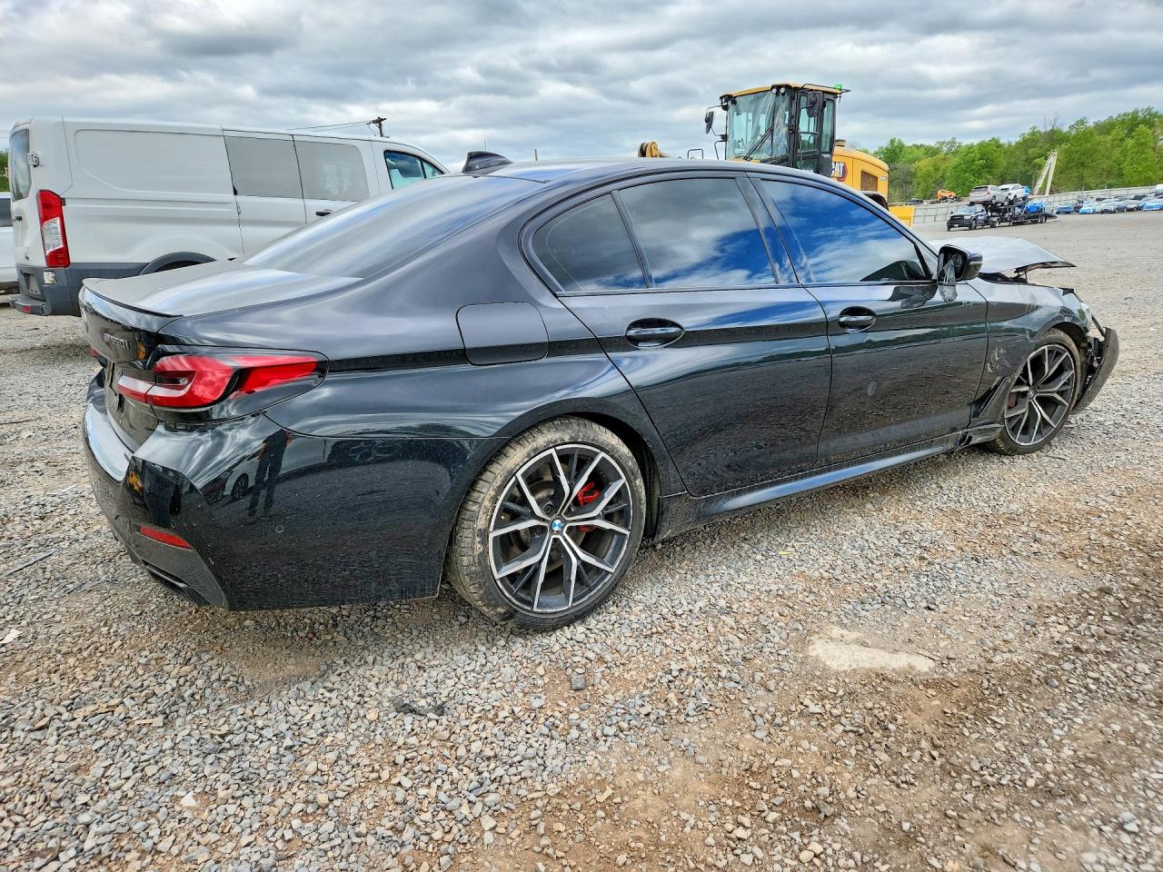 2021 Bmw M550xi Black vin: WBA13BK05MCG72869