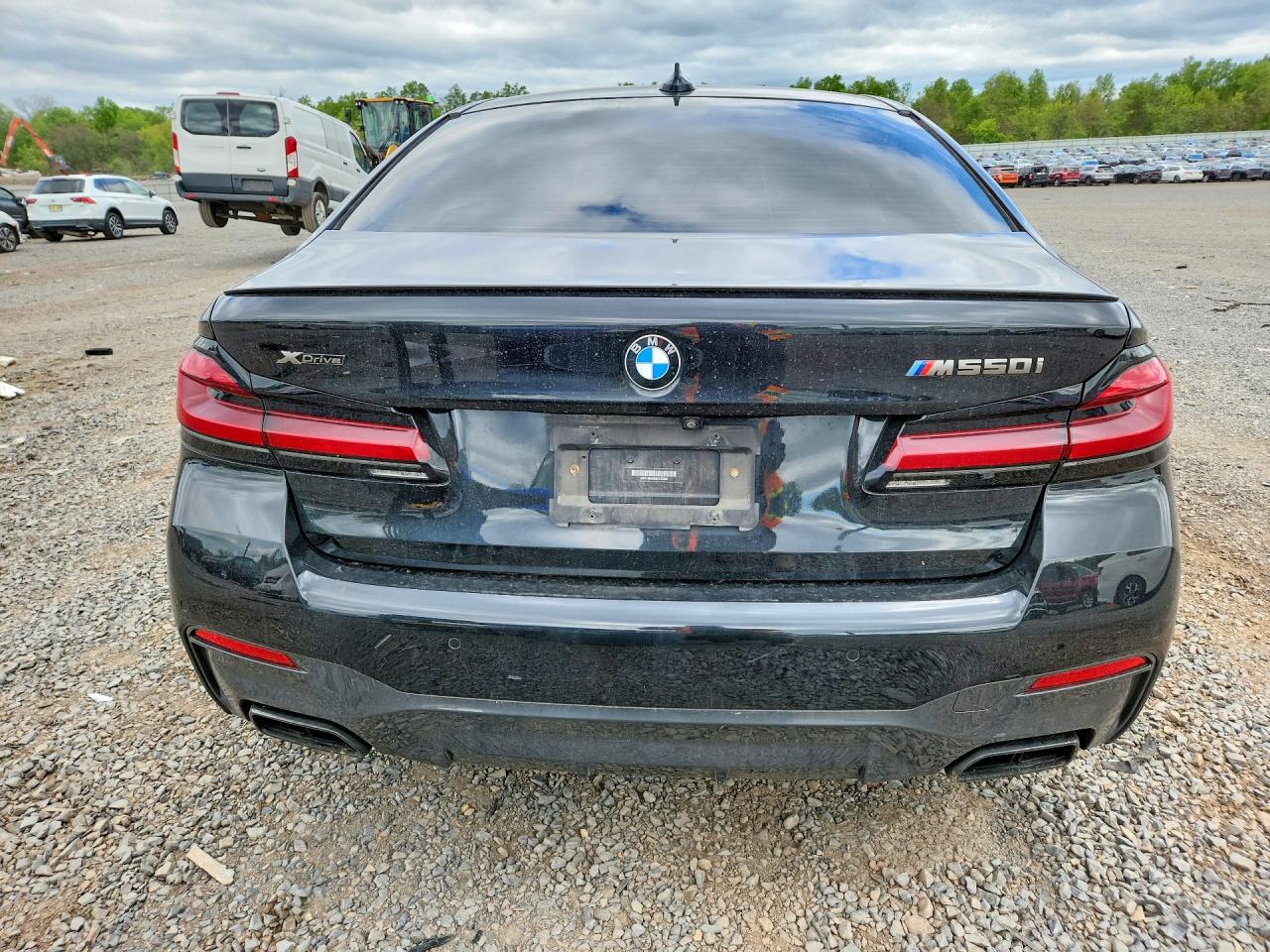 2021 Bmw M550xi Black vin: WBA13BK05MCG72869