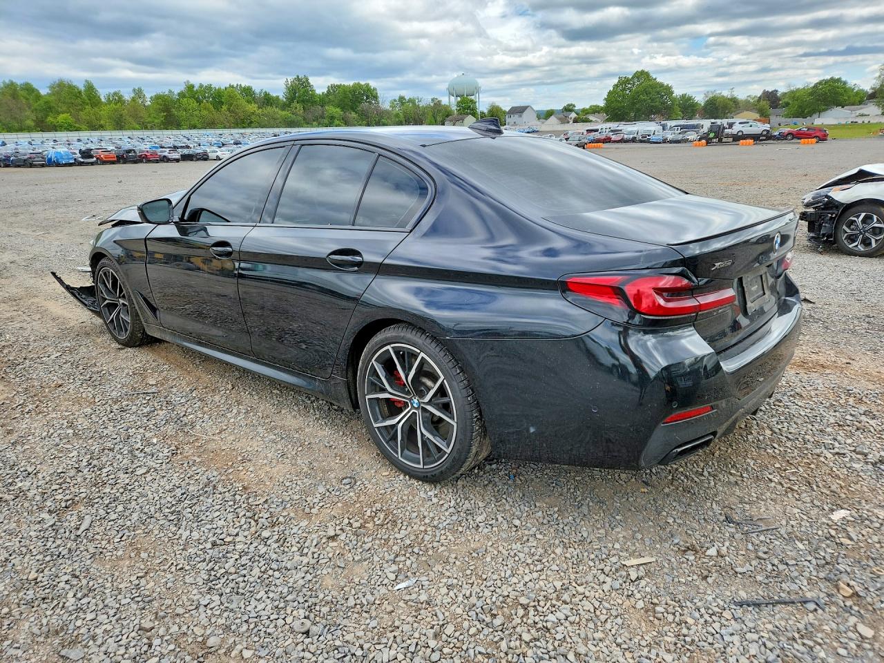 2021 Bmw M550xi Black vin: WBA13BK05MCG72869