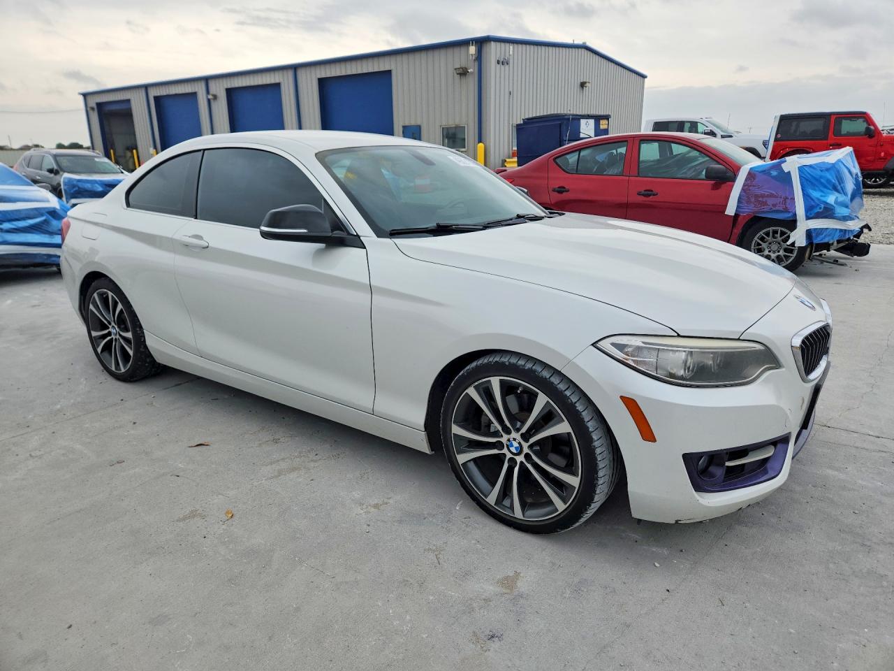 2014 Bmw 228 I White vin: WBA1F5C50EV246237