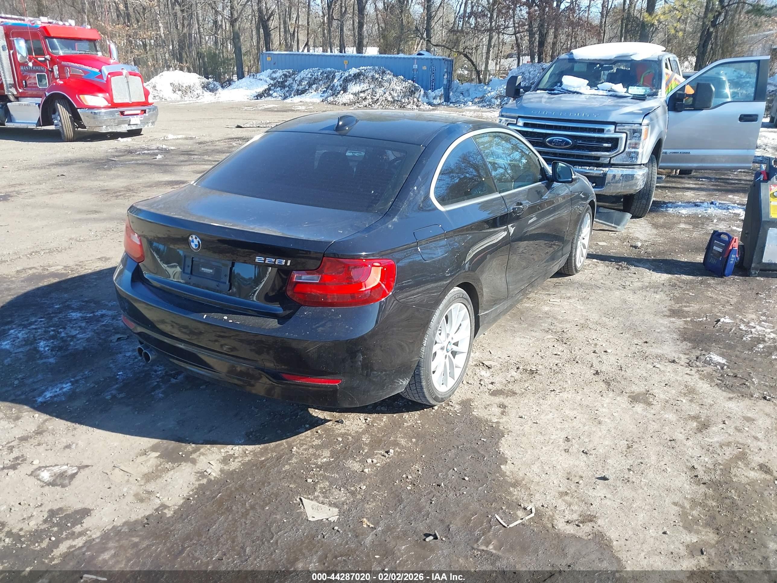 2014 Bmw 228i   Black vin: WBA1F5C50EV246254