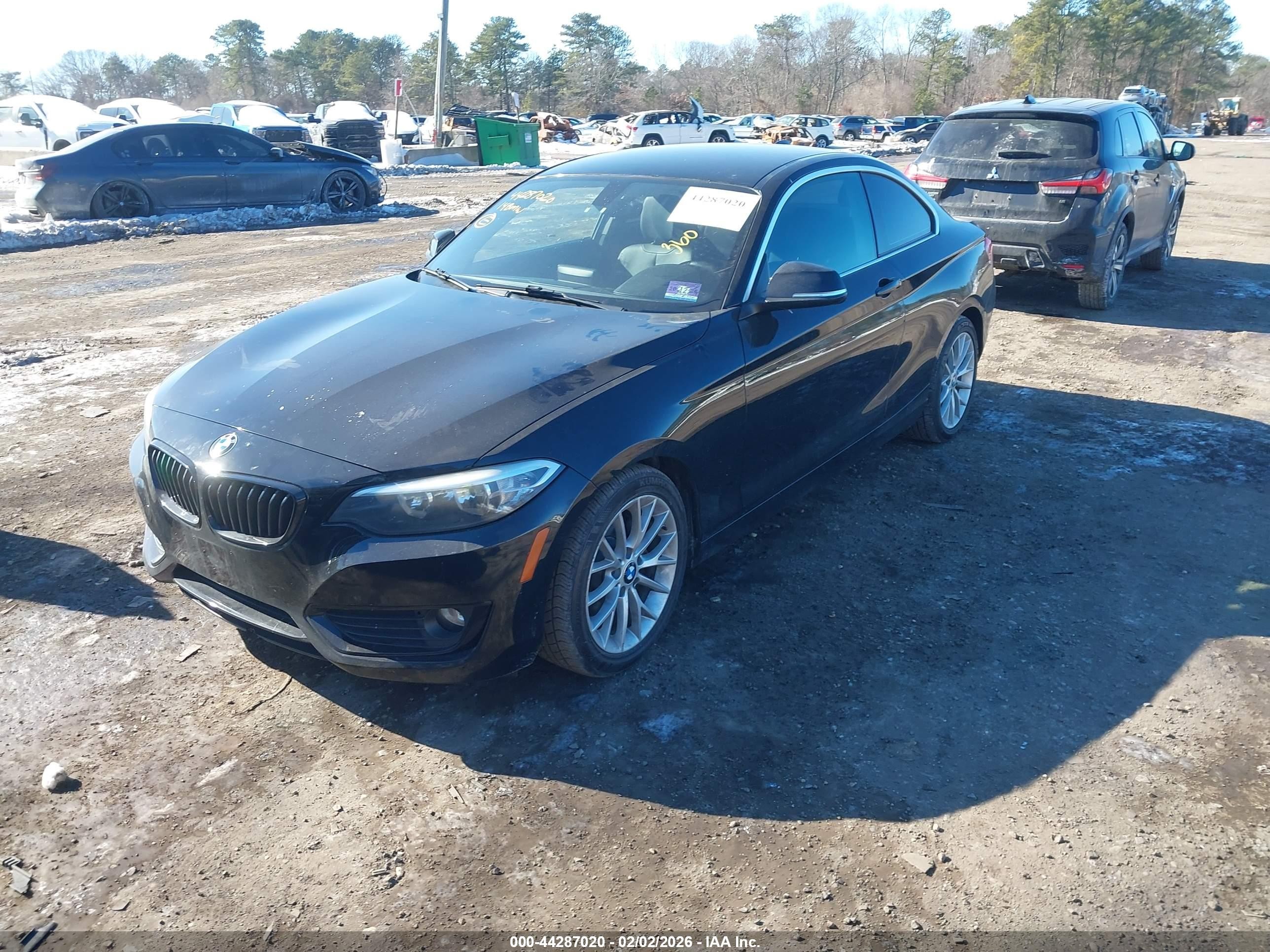 2014 Bmw 228i   Black vin: WBA1F5C50EV246254