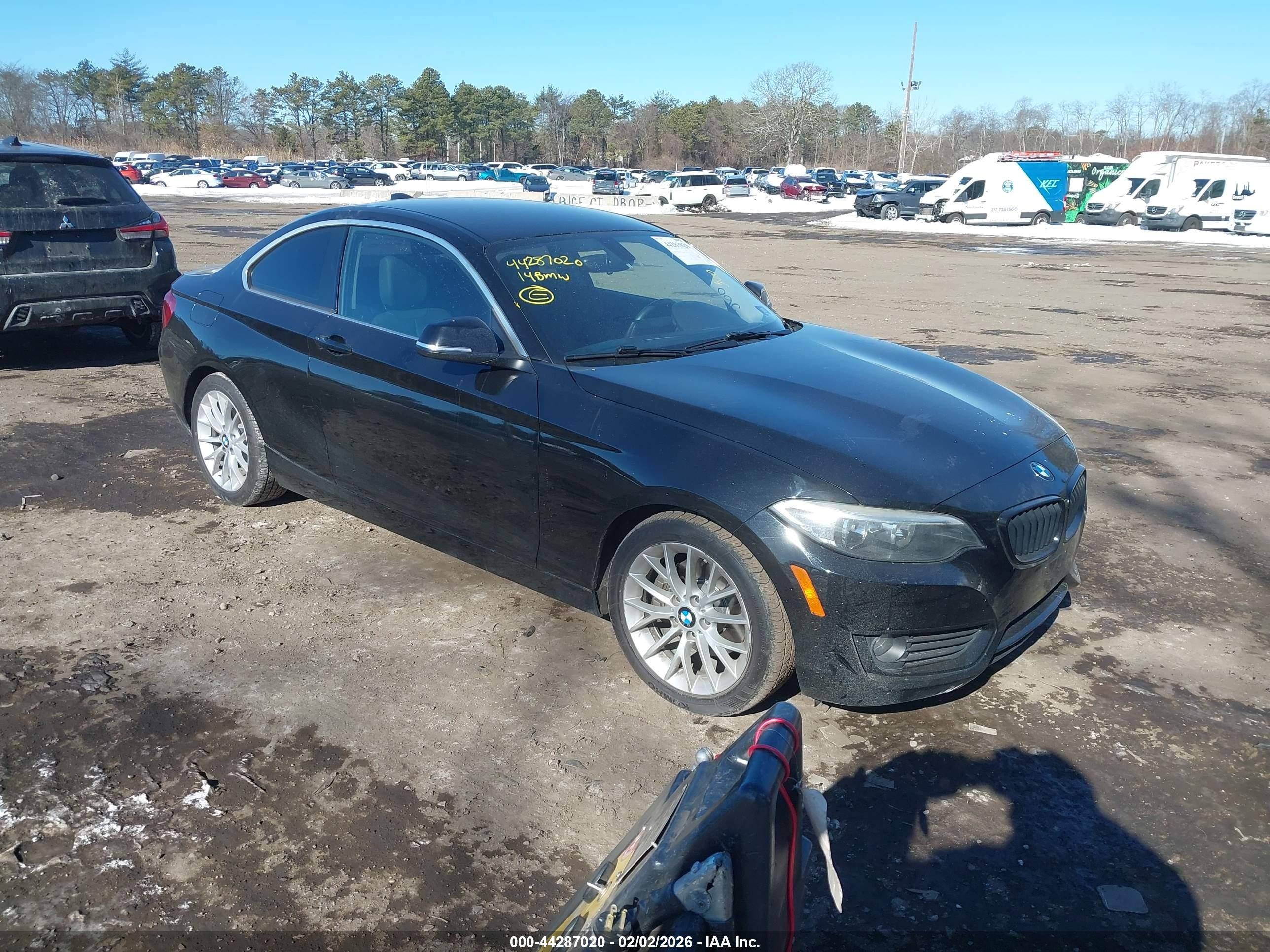 2014 Bmw 228i   Black vin: WBA1F5C50EV246254
