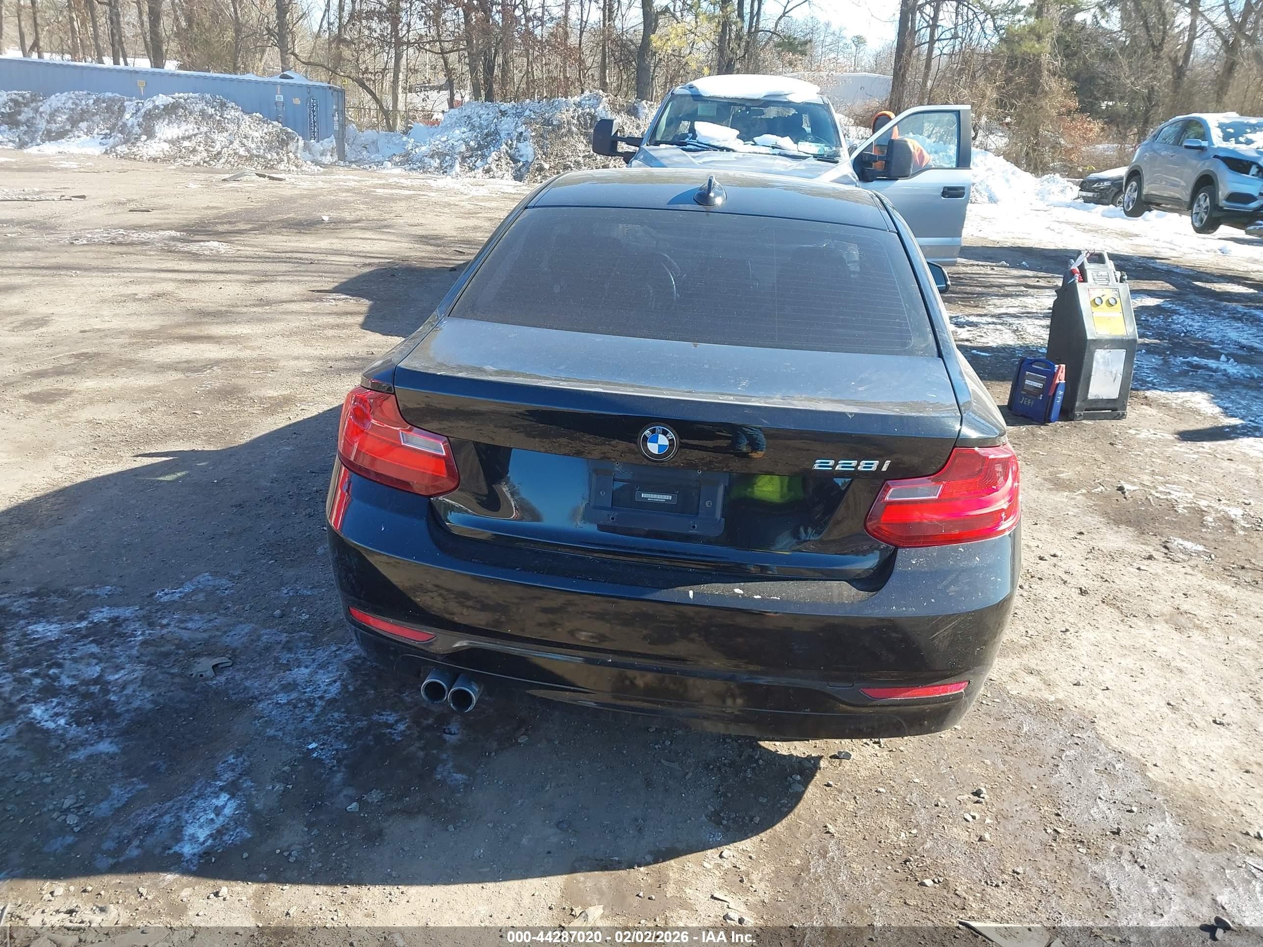 2014 Bmw 228i   Black vin: WBA1F5C50EV246254