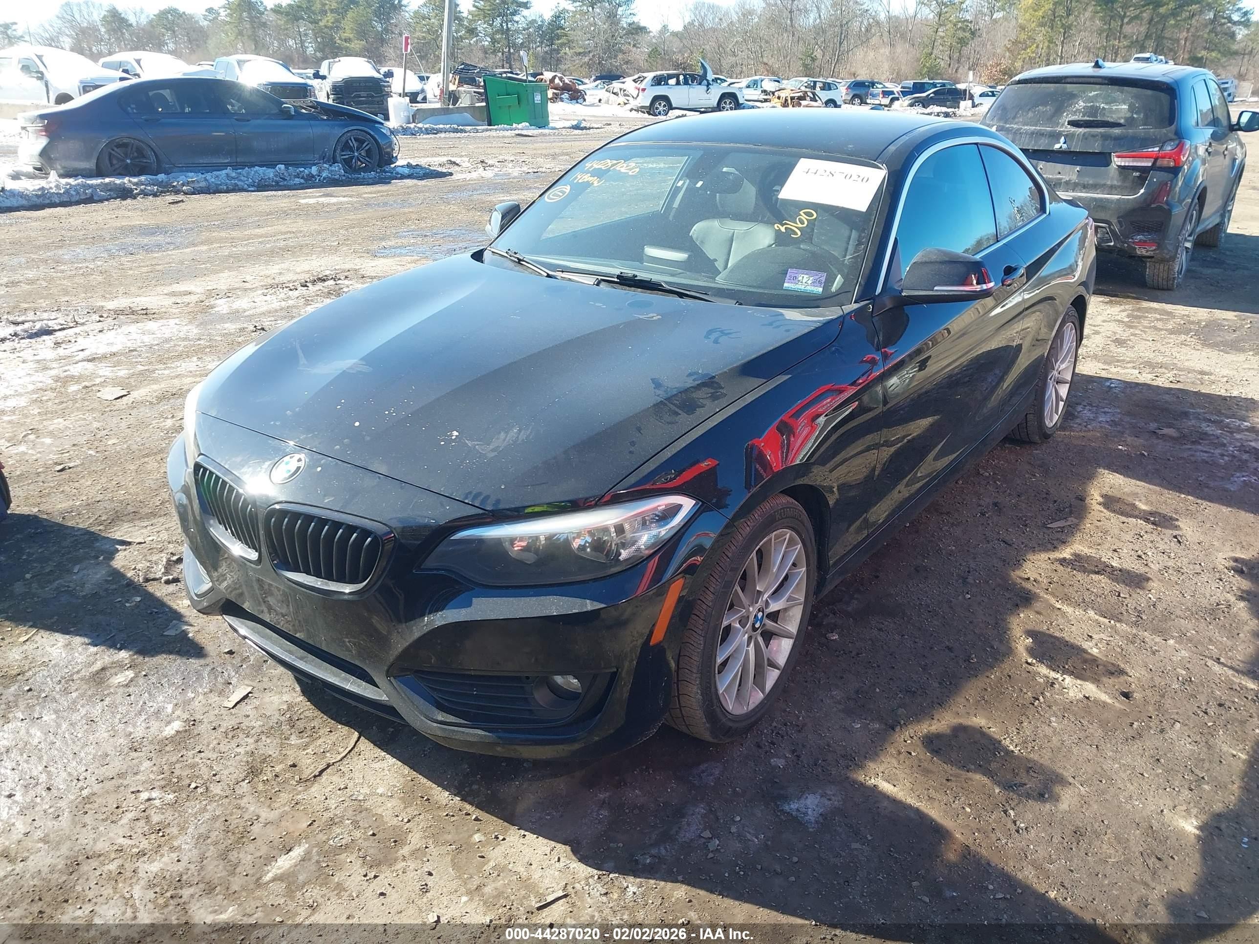 2014 Bmw 228i   Black vin: WBA1F5C50EV246254