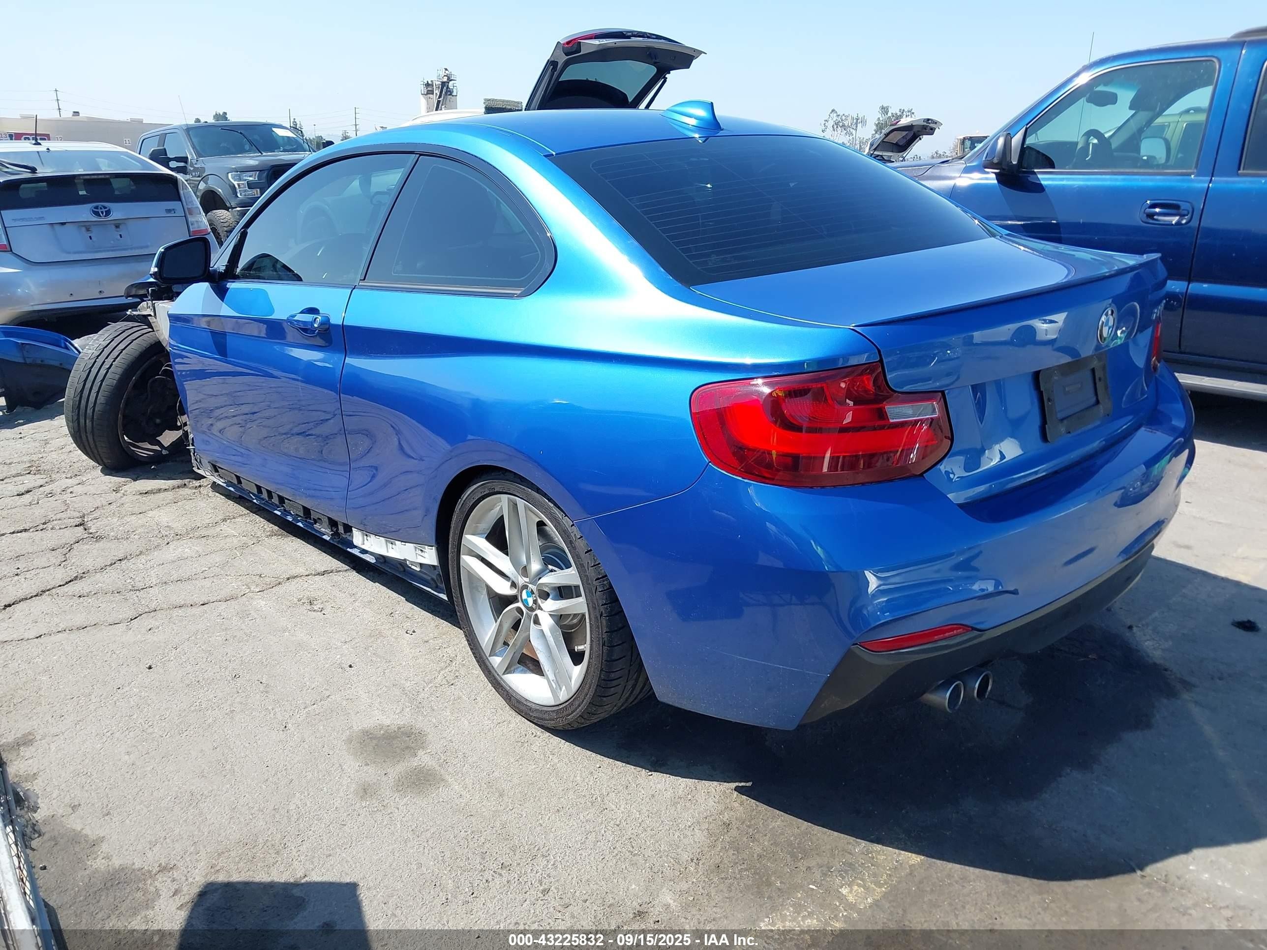 2014 Bmw 228i   Blue vin: WBA1F5C50EV246416