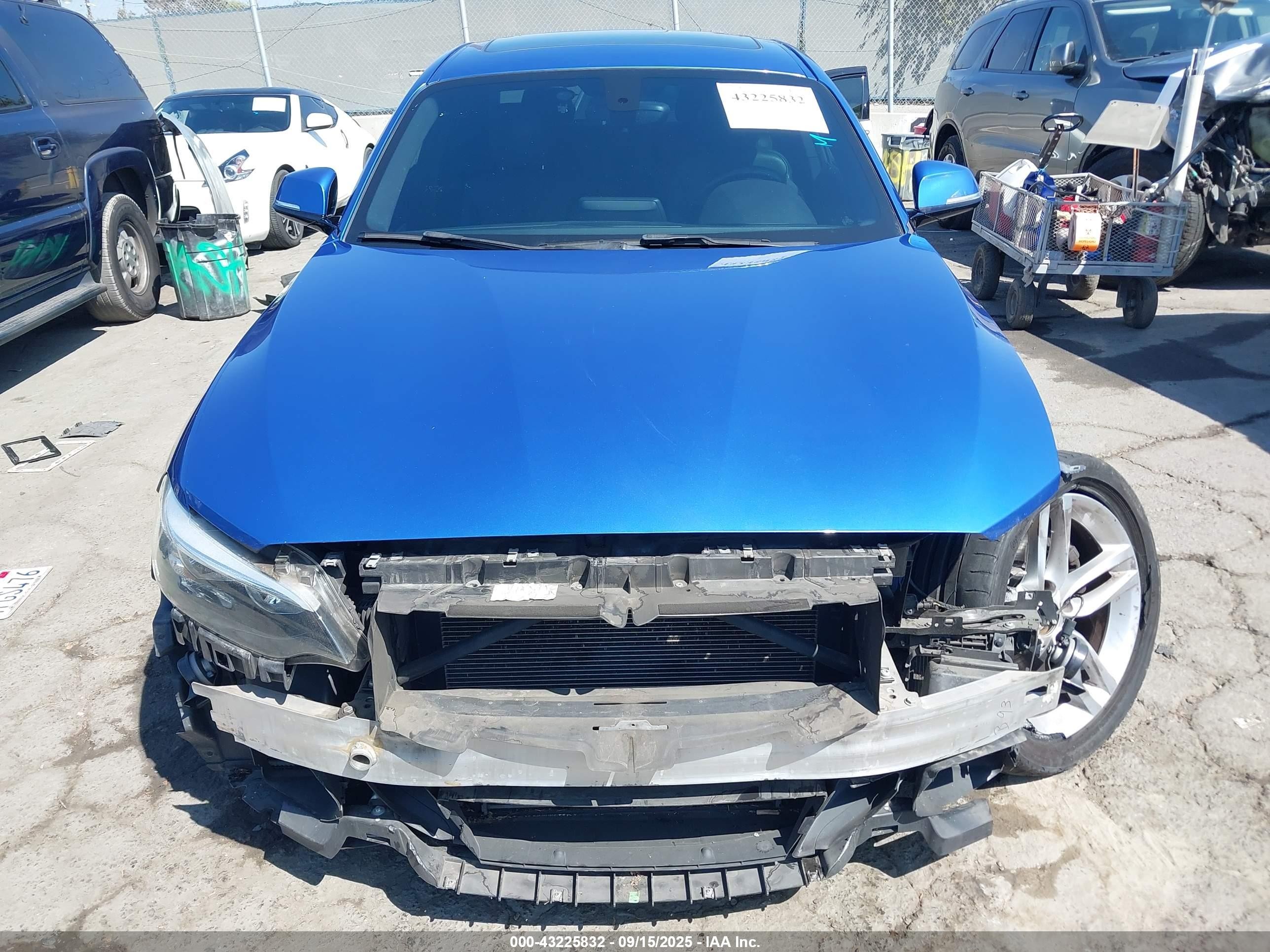 2014 Bmw 228i   Blue vin: WBA1F5C50EV246416