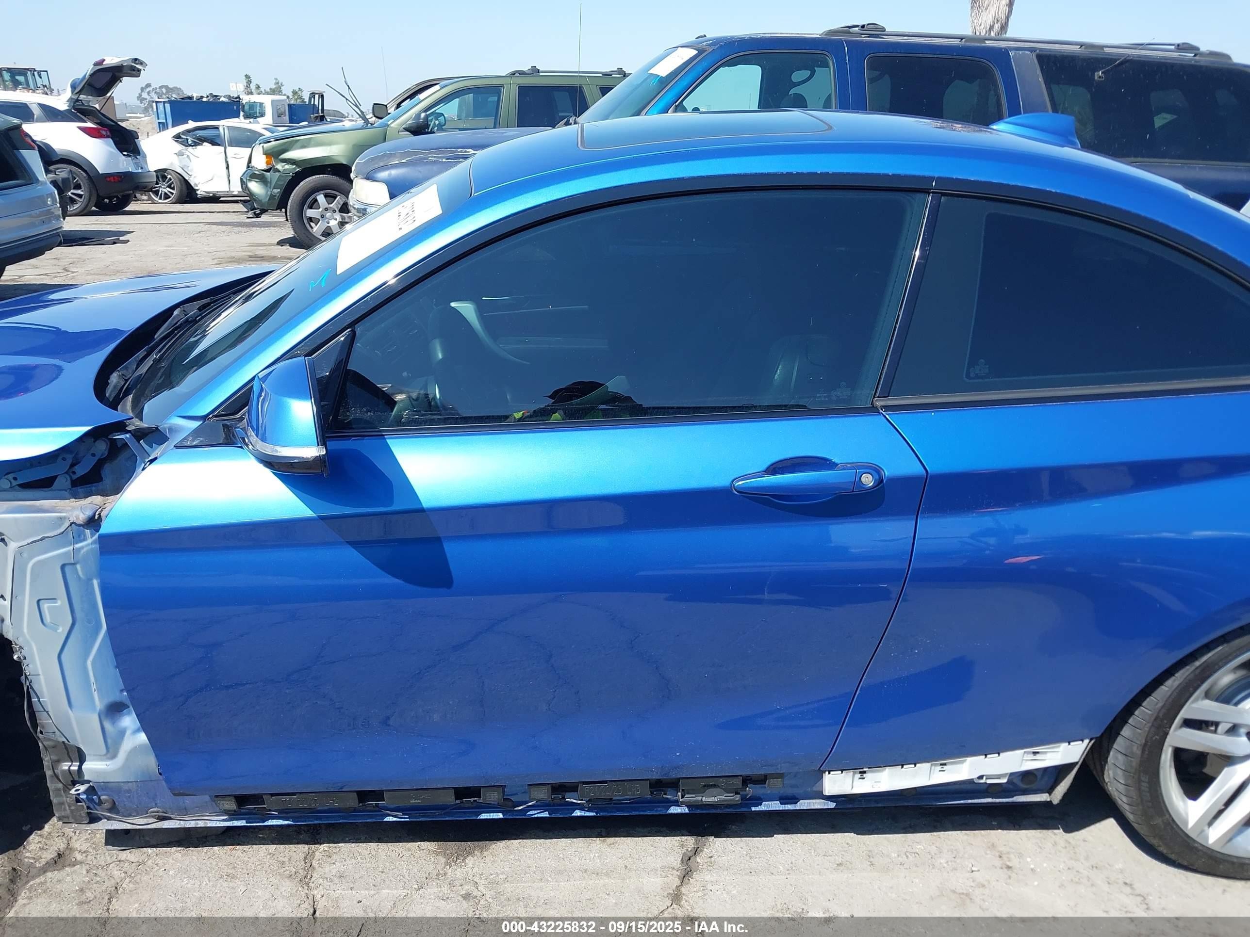2014 Bmw 228i   Blue vin: WBA1F5C50EV246416