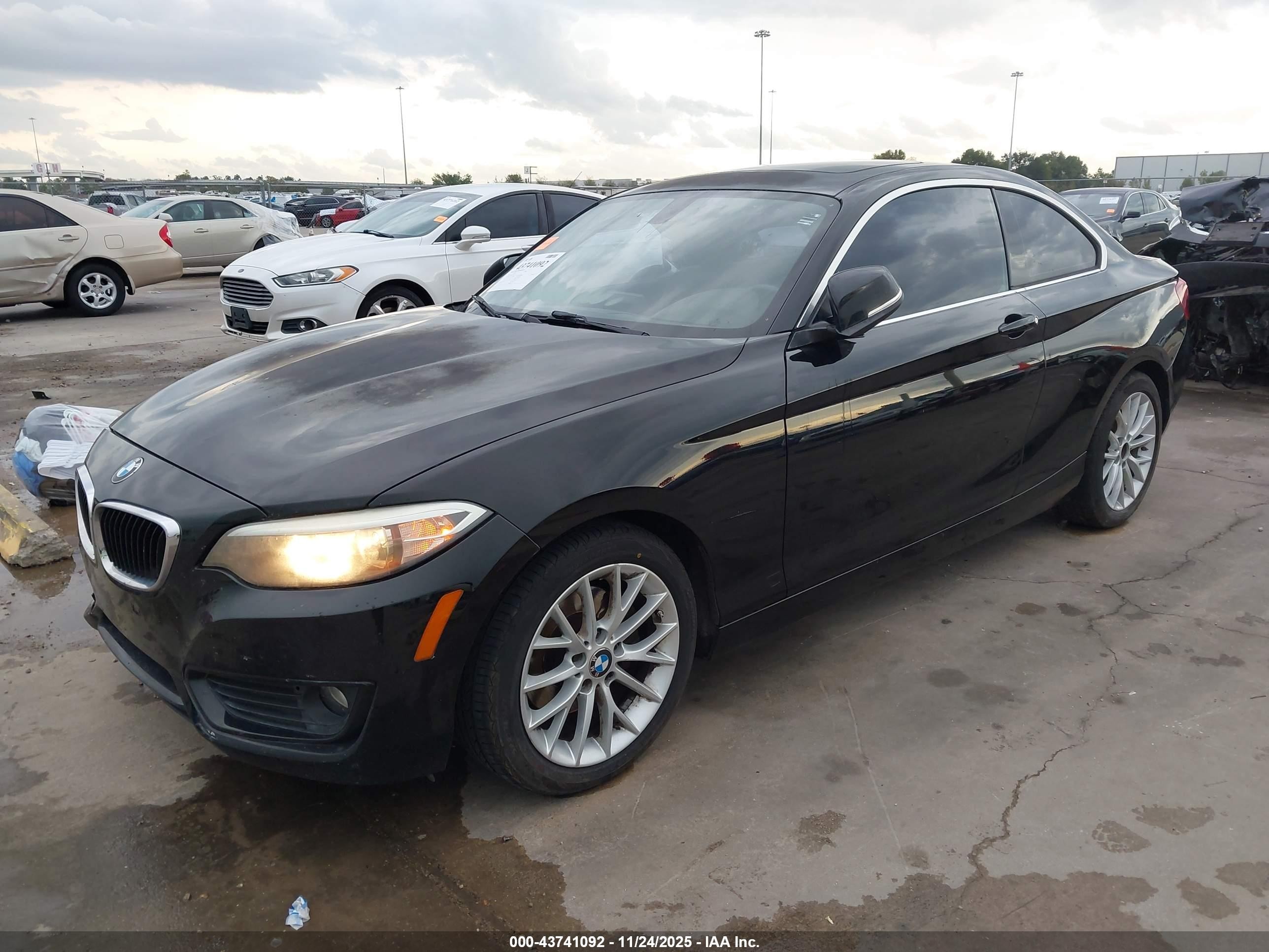 2014 Bmw 228i   Black vin: WBA1F5C50EV255259