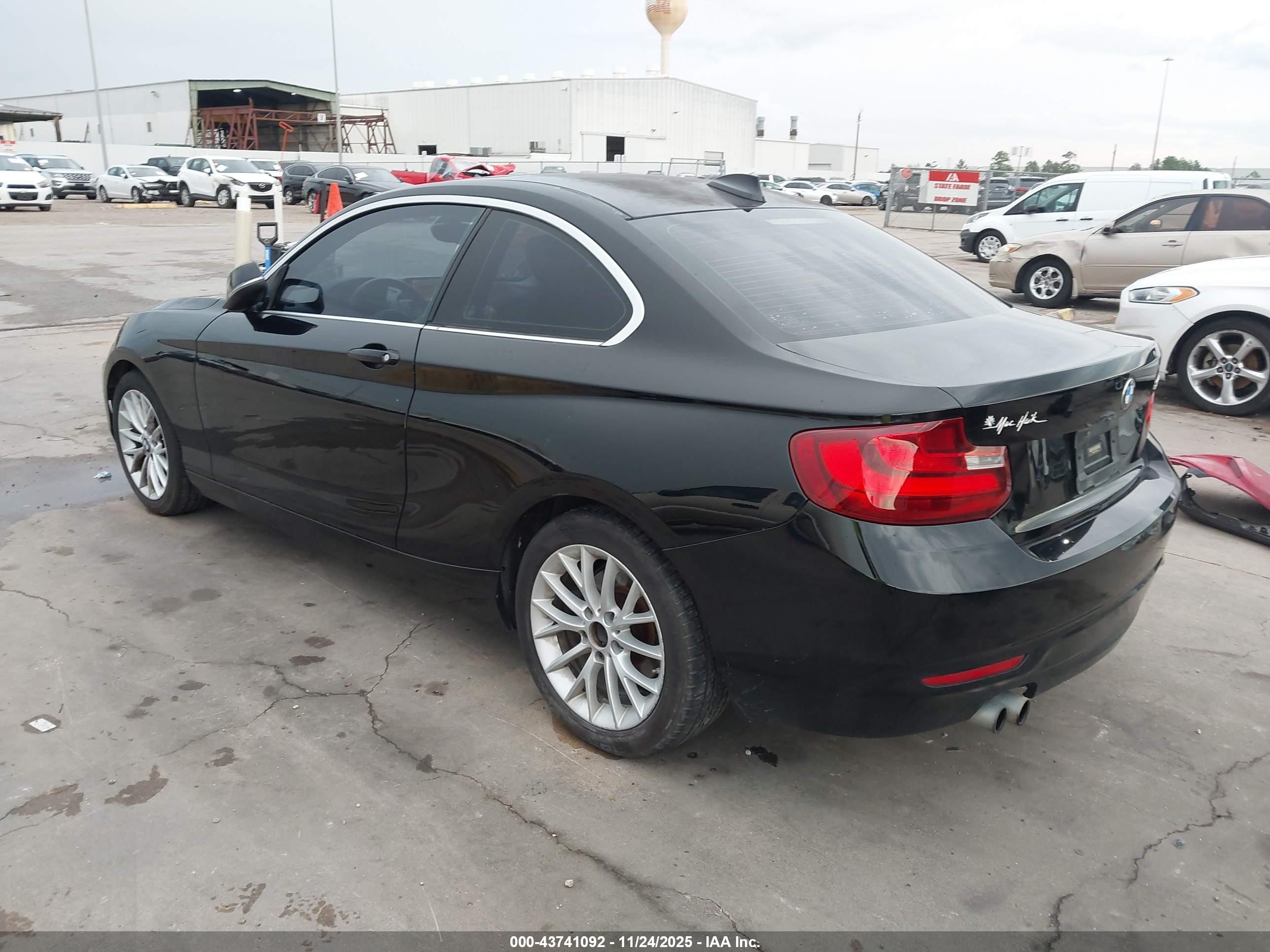 2014 Bmw 228i   Black vin: WBA1F5C50EV255259