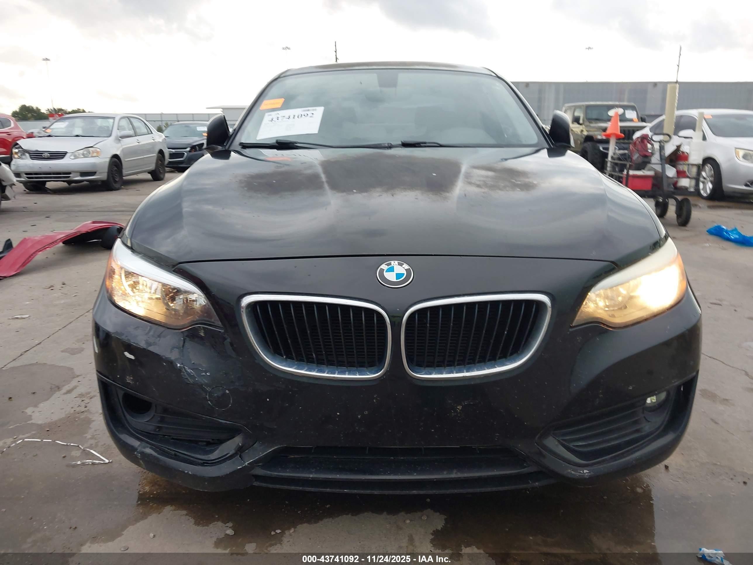 2014 Bmw 228i   Black vin: WBA1F5C50EV255259