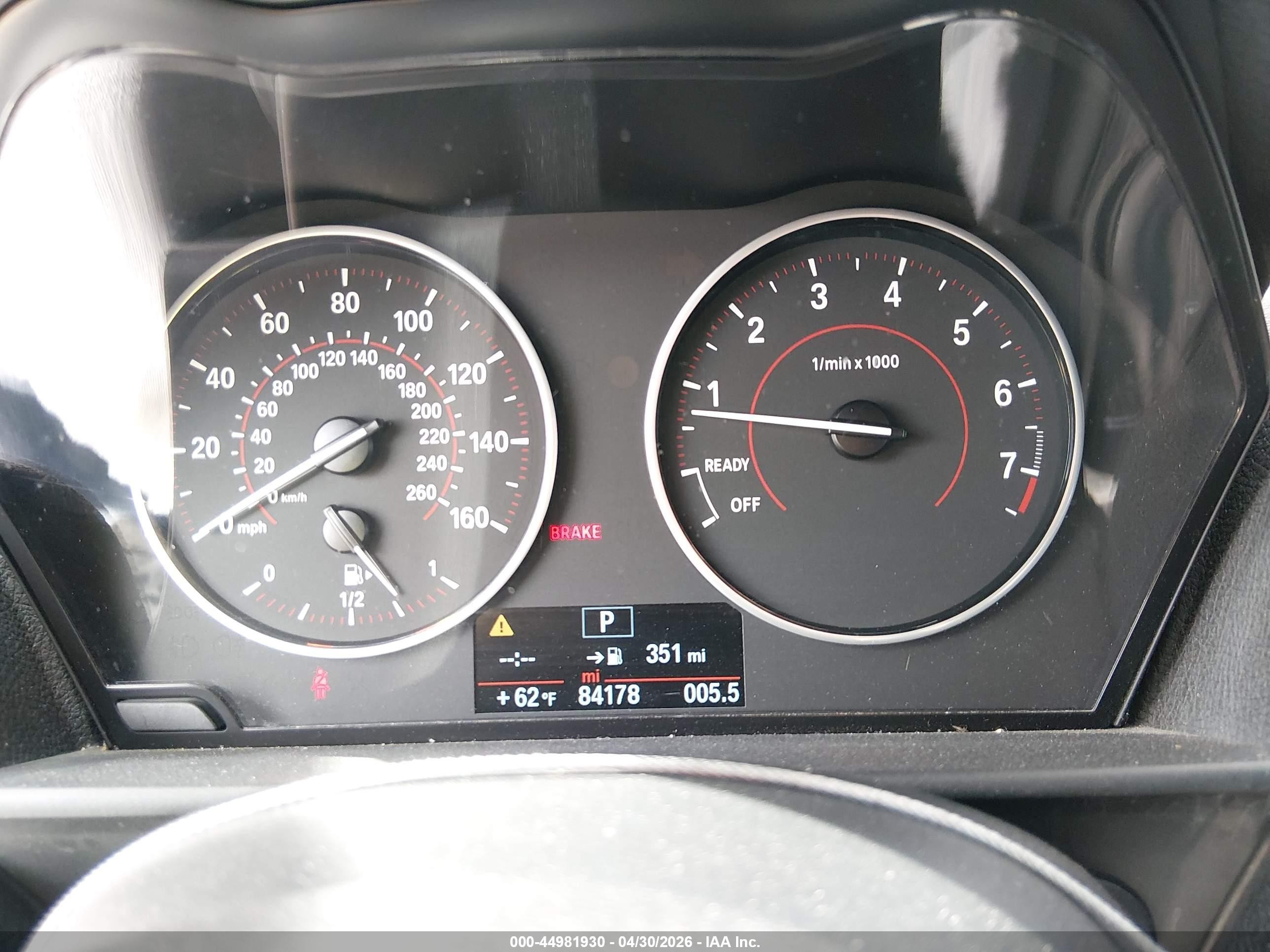 2014 Bmw 228i   White vin: WBA1F5C50EV255374