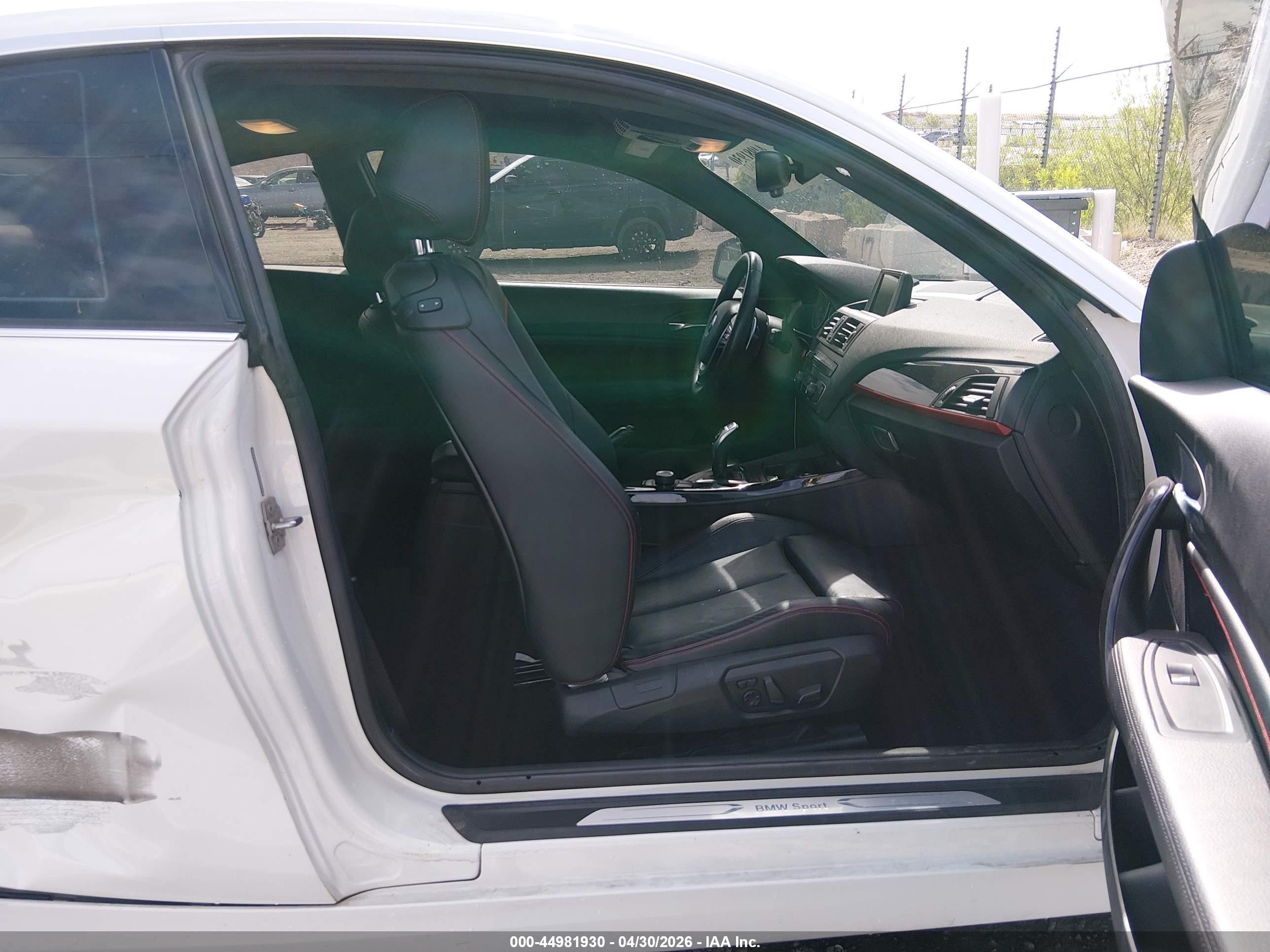 2014 Bmw 228i   White vin: WBA1F5C50EV255374