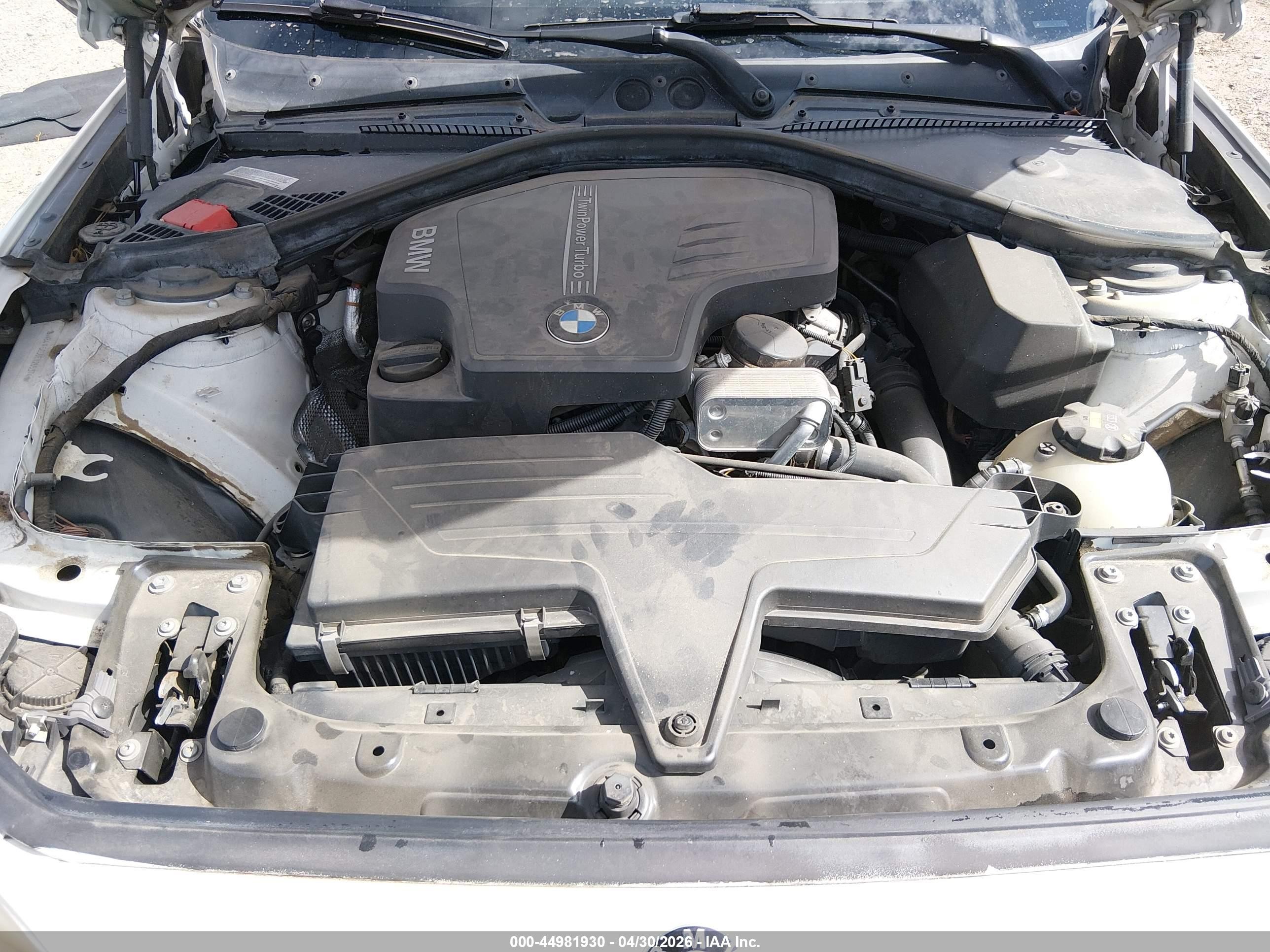 2014 Bmw 228i   White vin: WBA1F5C50EV255374