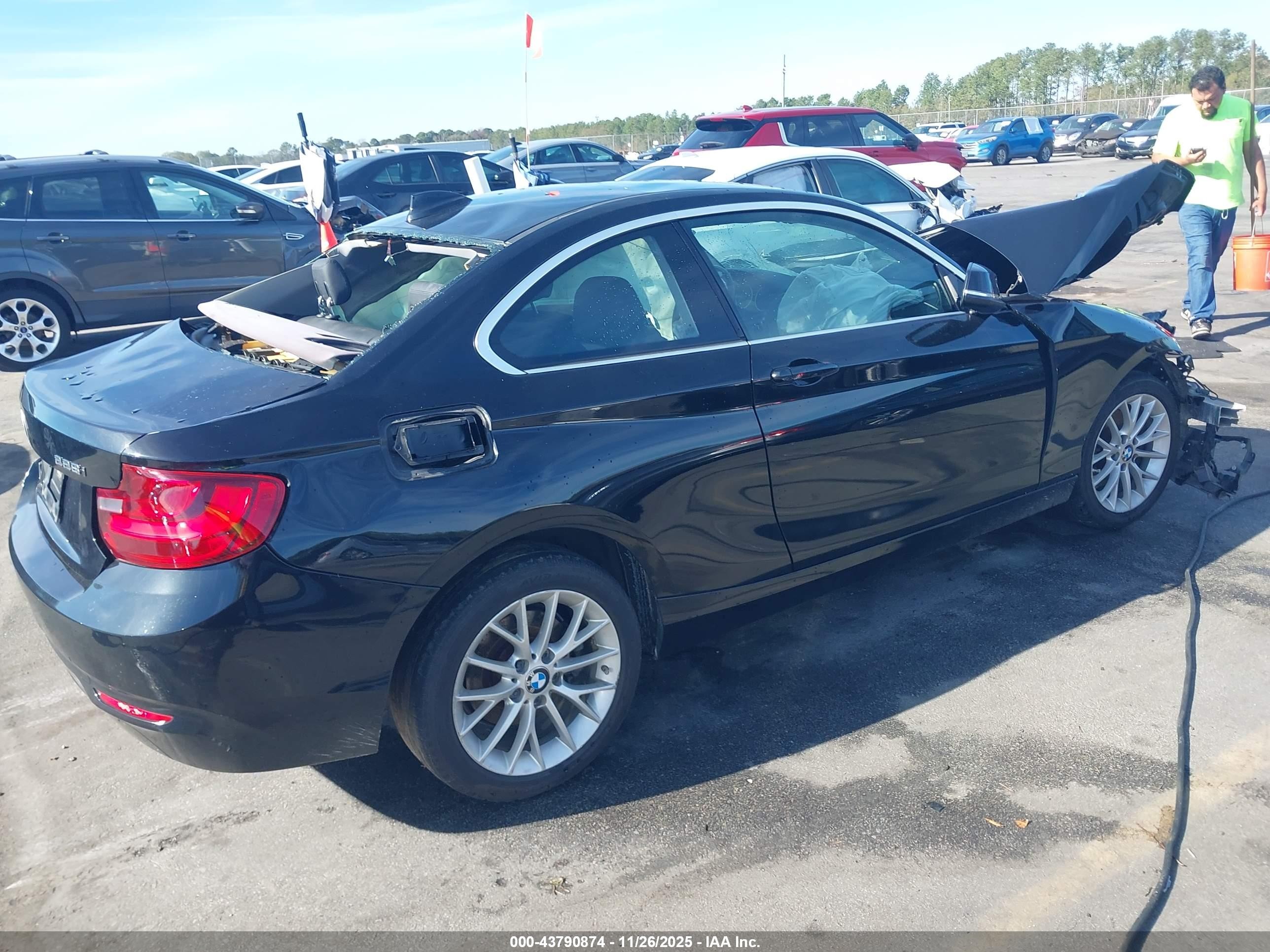 2014 Bmw 228i   Black vin: WBA1F5C50EV256203