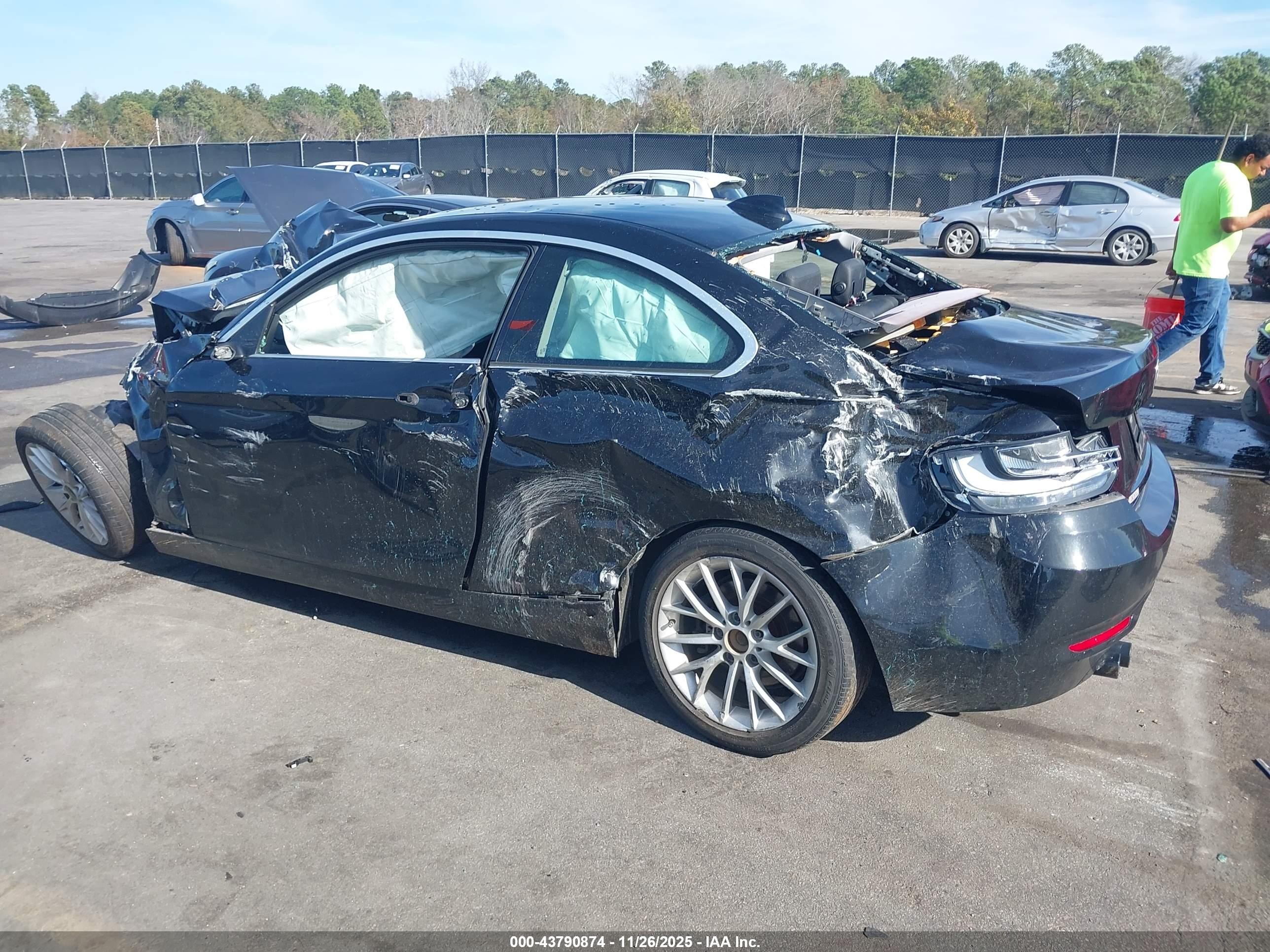 2014 Bmw 228i   Black vin: WBA1F5C50EV256203