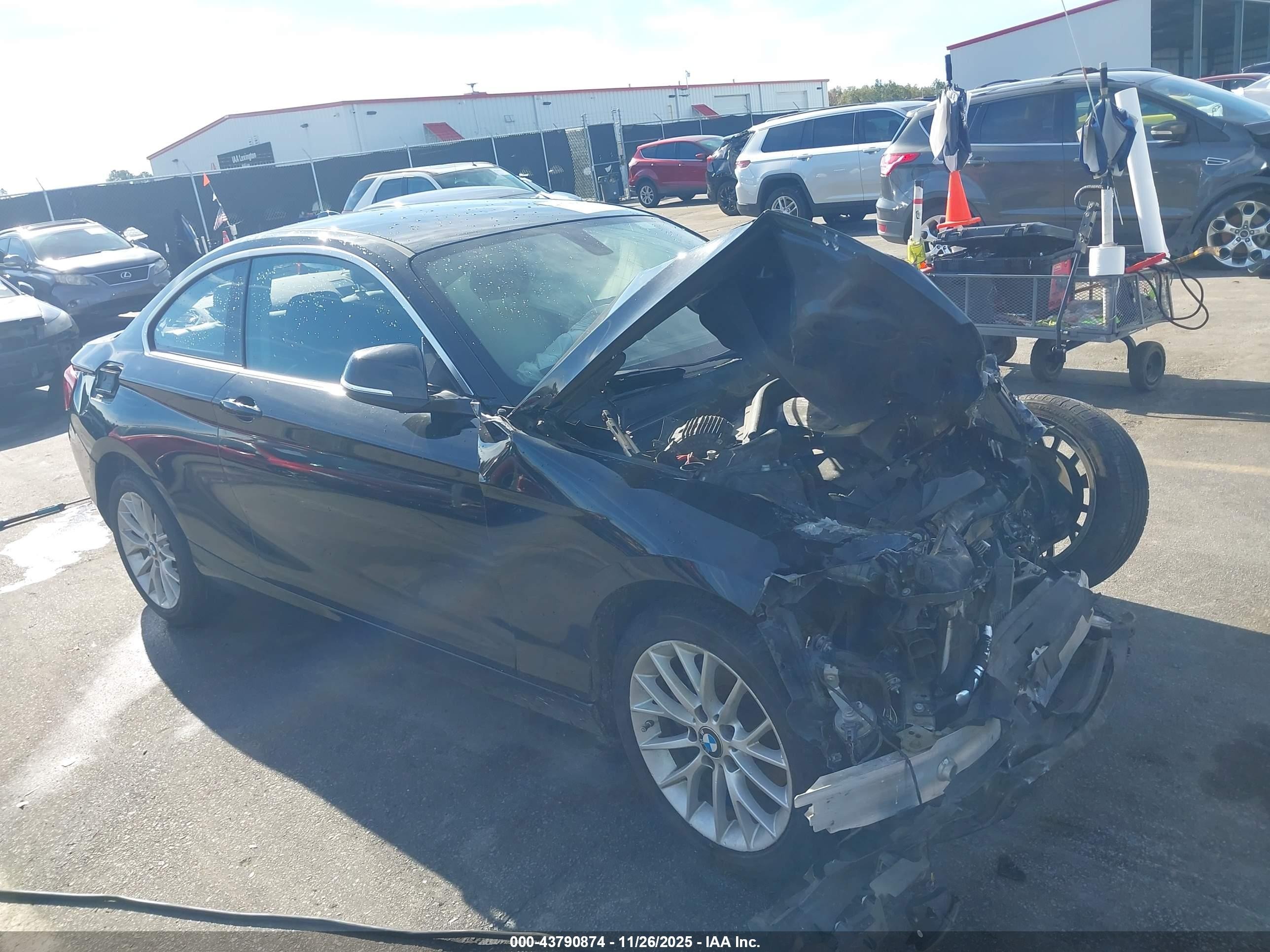 2014 Bmw 228i   Black vin: WBA1F5C50EV256203