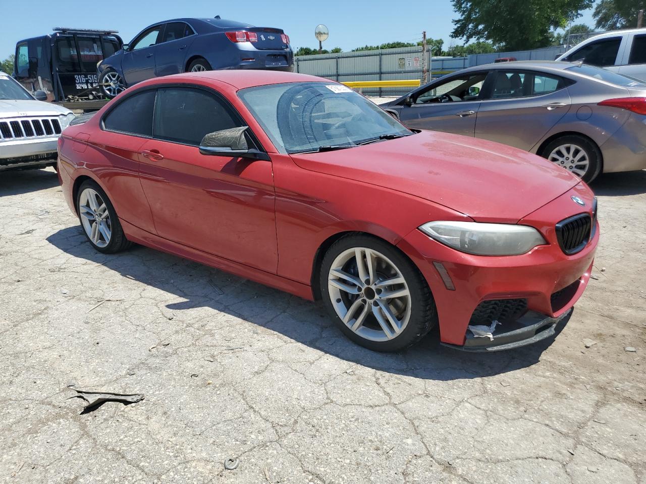 2014 Bmw 228 I Red vin: WBA1F5C50EVV98850