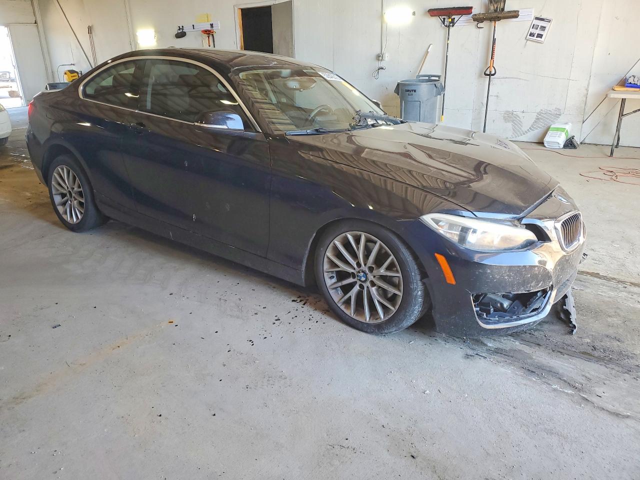 2014 Bmw 228 I Black vin: WBA1F5C50EVV99044