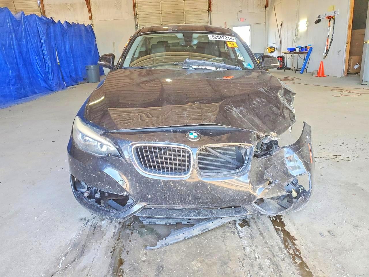2014 Bmw 228 I Black vin: WBA1F5C50EVV99044