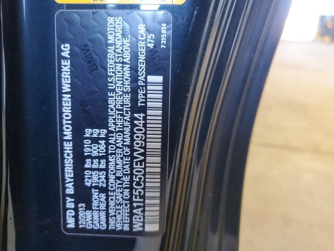 2014 Bmw 228 I Black vin: WBA1F5C50EVV99044