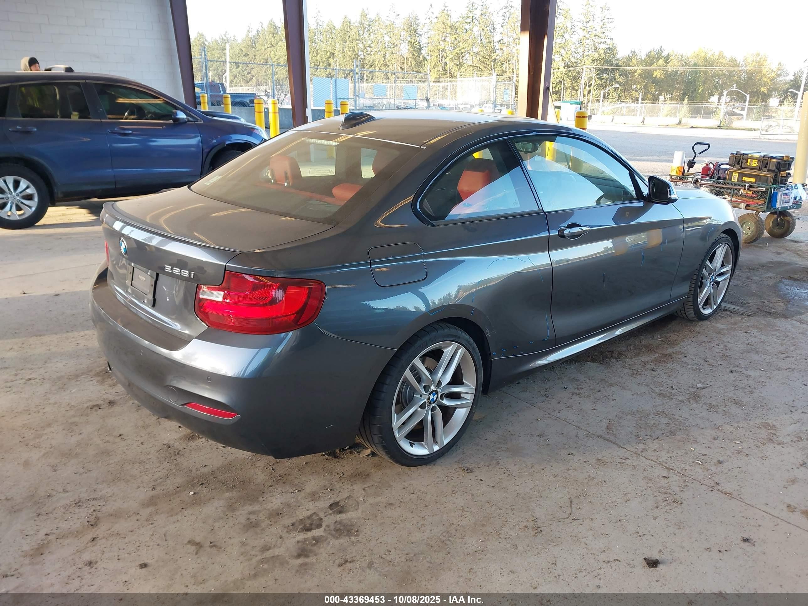 2014 Bmw 228i   Gray vin: WBA1F5C50EVV99593