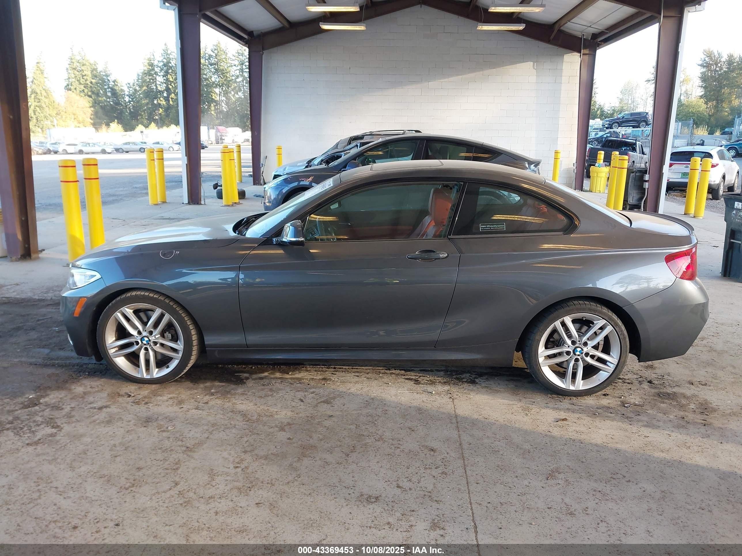 2014 Bmw 228i   Gray vin: WBA1F5C50EVV99593