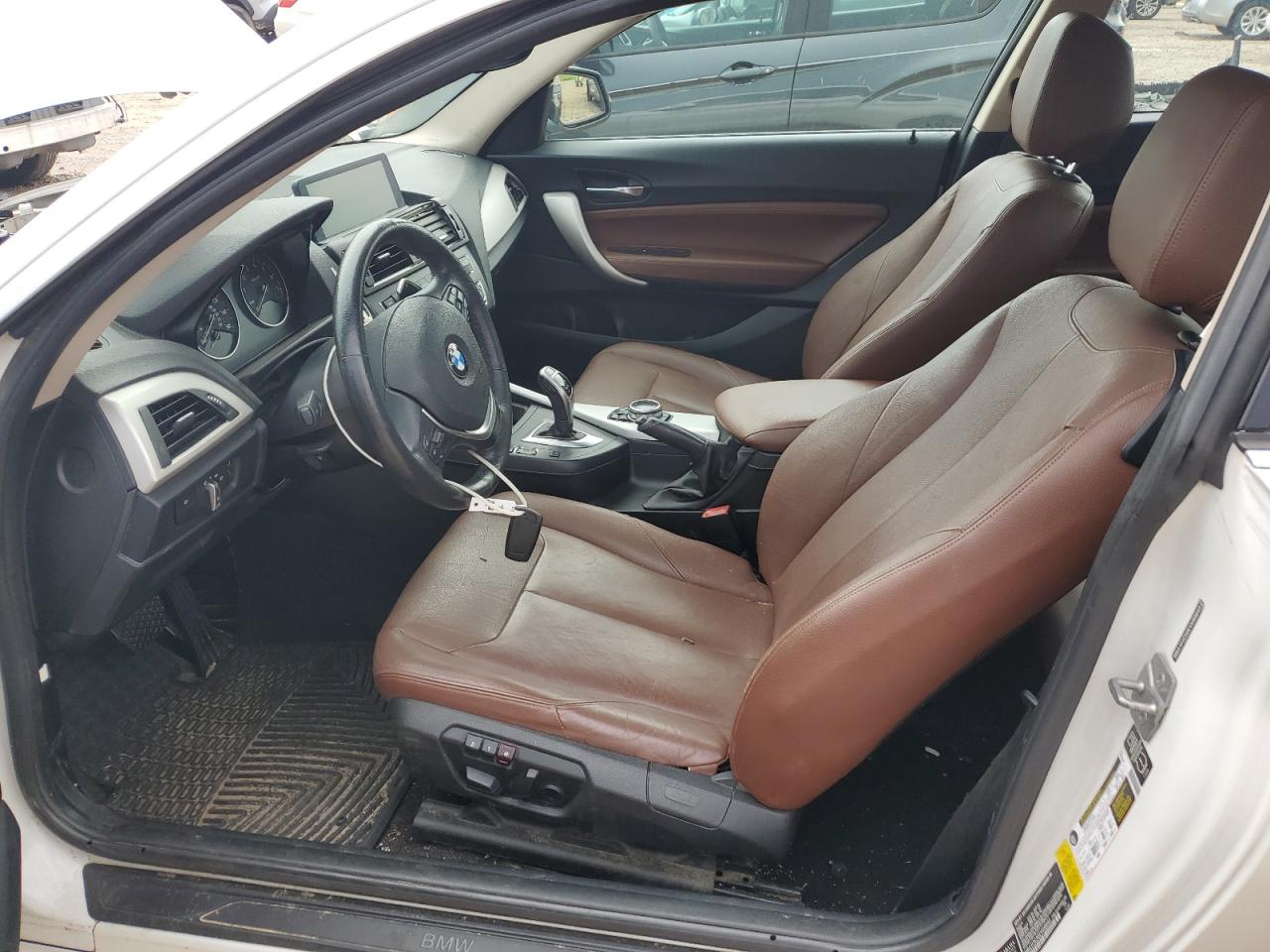 2014 Bmw 228 I   White vin: WBA1F5C50EVV99643