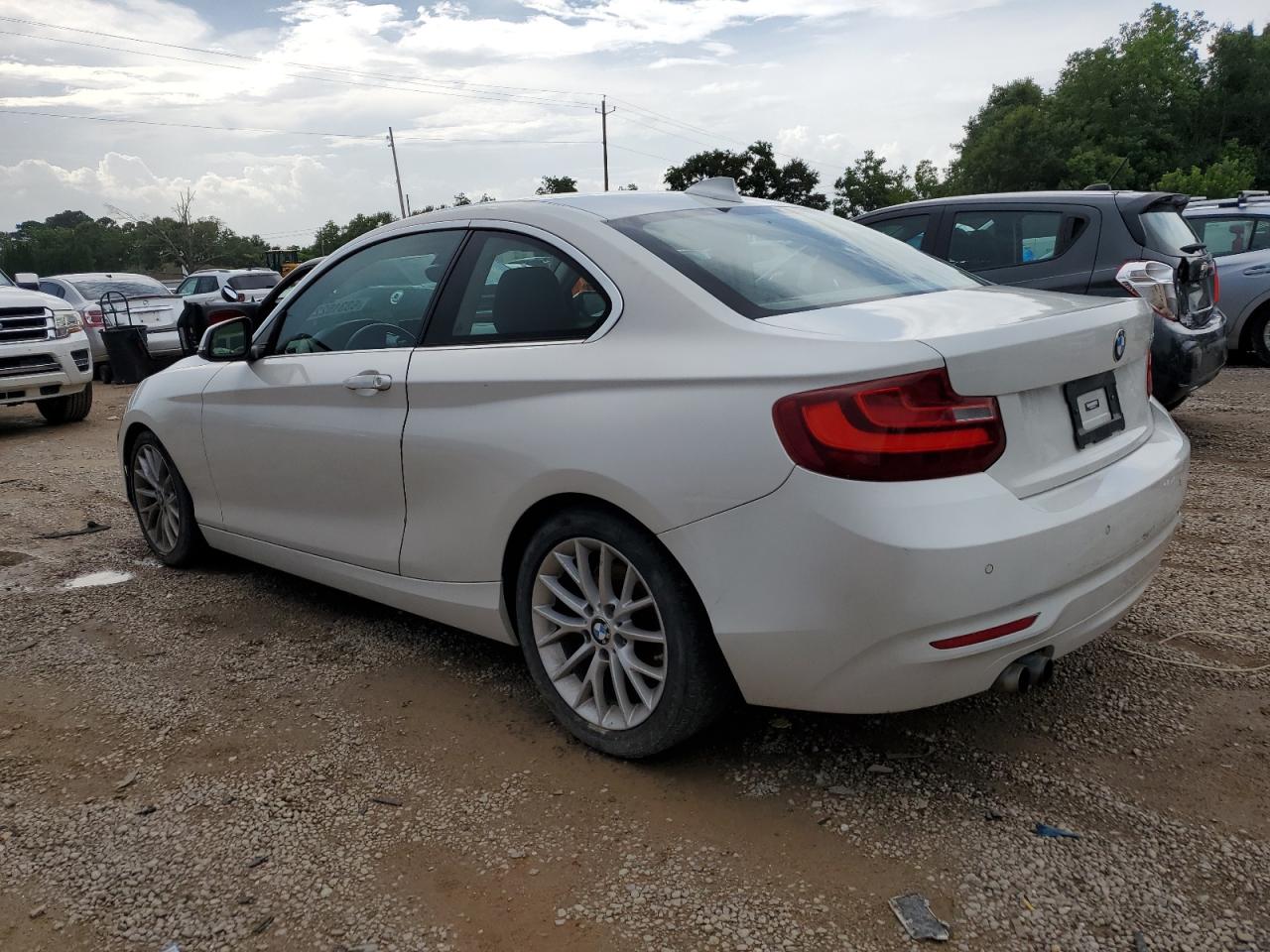 2014 Bmw 228 I   White vin: WBA1F5C50EVV99643