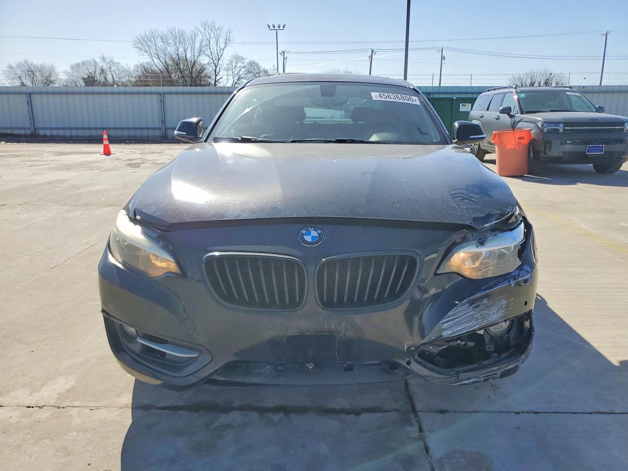 2015 Bmw 228 I Black vin: WBA1F5C50FV257109